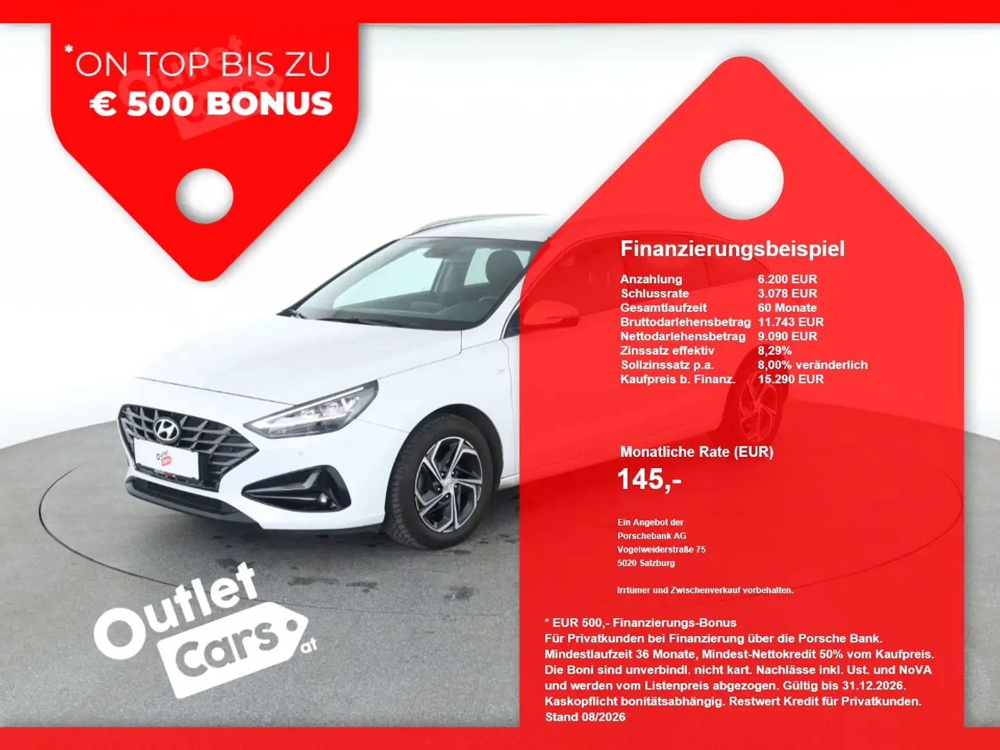 Hyundai i30 CW 1,5 T-GDI 48V Select LENKRADHZG+LED+RFK+LM Weiß - 1
