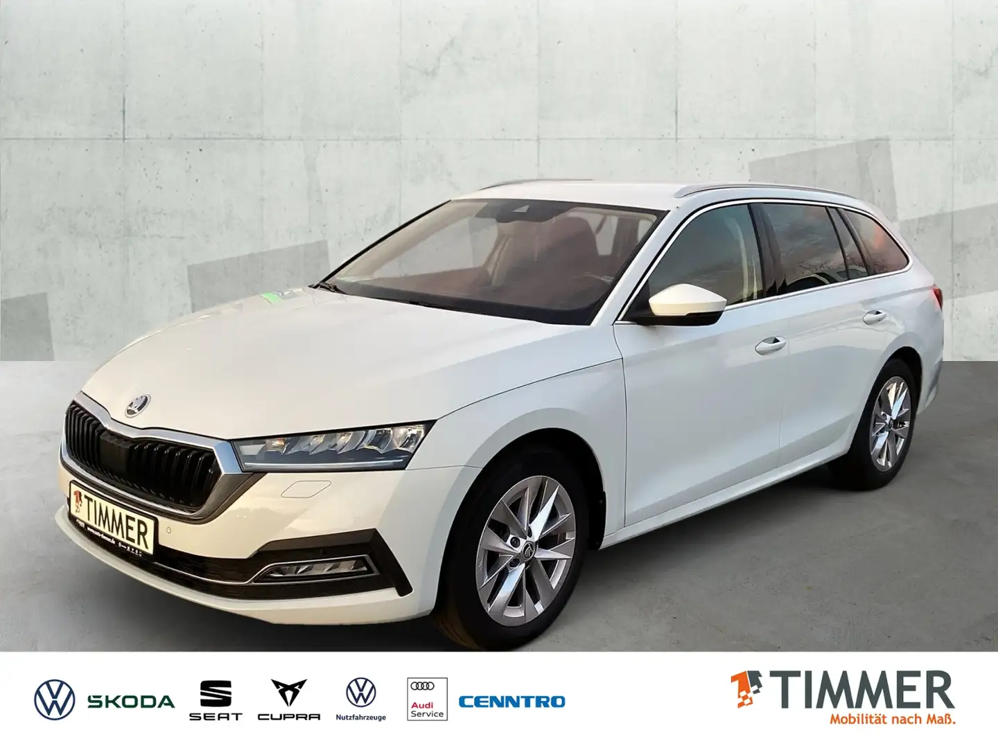 Skoda Octavia Combi 2.0 TDI DSG STYLE *AHK *HuD *LED *ACC *NAVI Blanc - 1