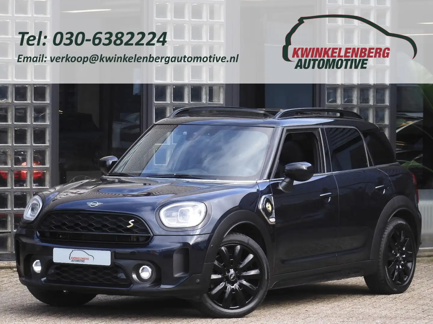 MINI Cooper S Countryman E ALL4/ PANORAMADAK/ LEER/ CAMERA/ ELEKT. KLEP/ SF Blau - 1