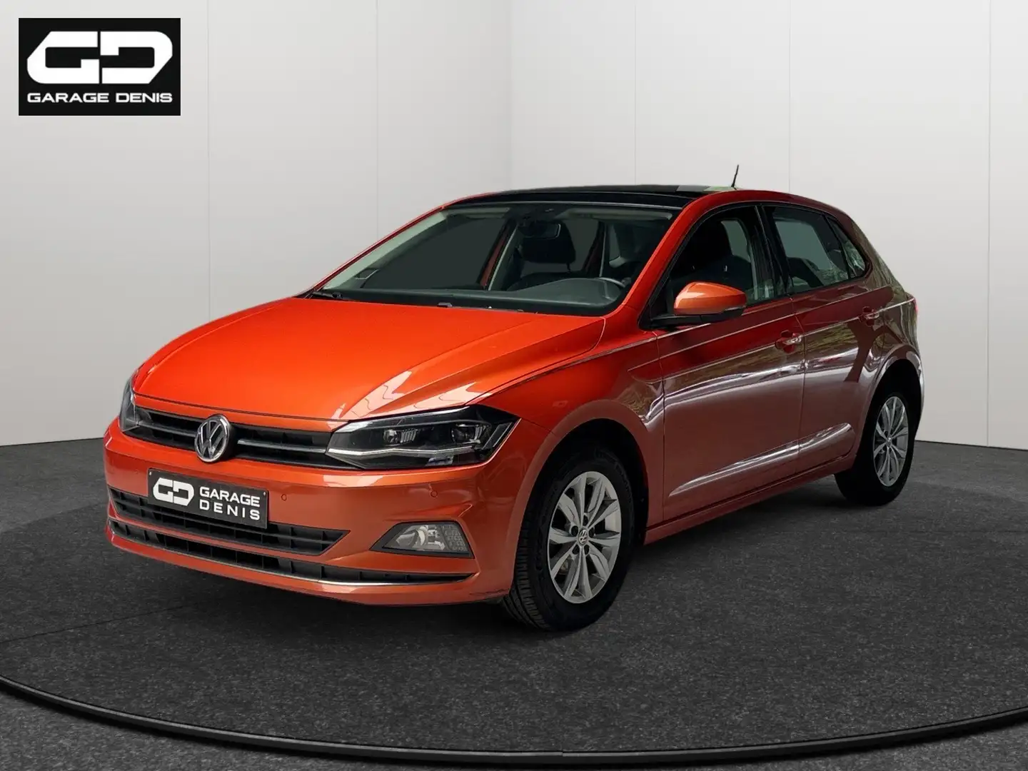 Volkswagen Polo 1.0 TSi Highline DSG*BOITE-AUTO*TOIT-PANO*GPS* Oranje - 1
