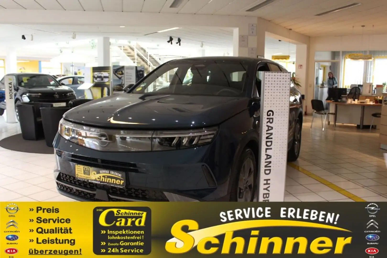 Opel Grandland 1.2 DI Hybrid 48 V Automatik Edition Blau - 1