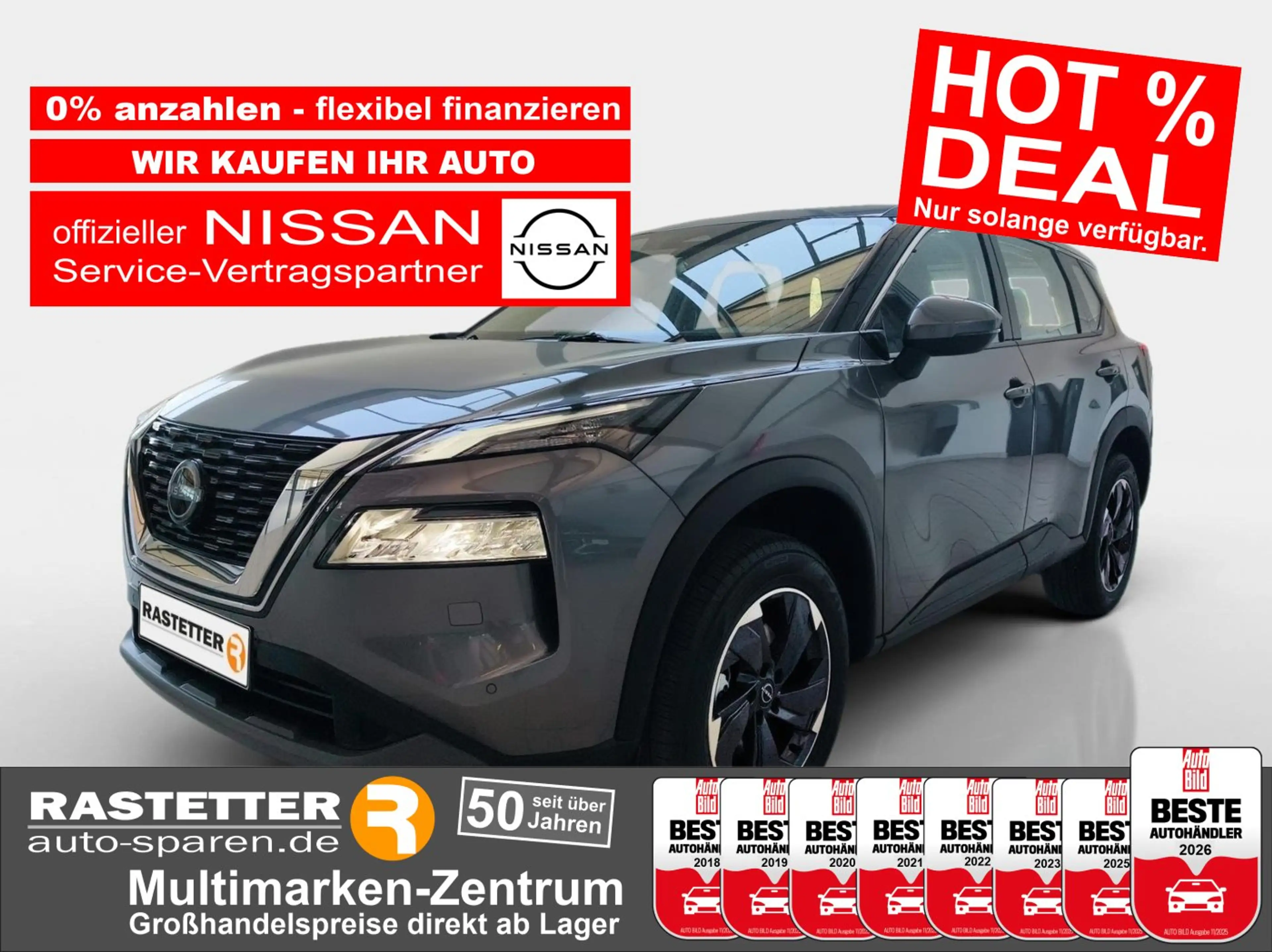 Nissan X-Trail acenta 7Sitze+ACC+Kamera+NiConnect+iKey+18Z+3Zonen