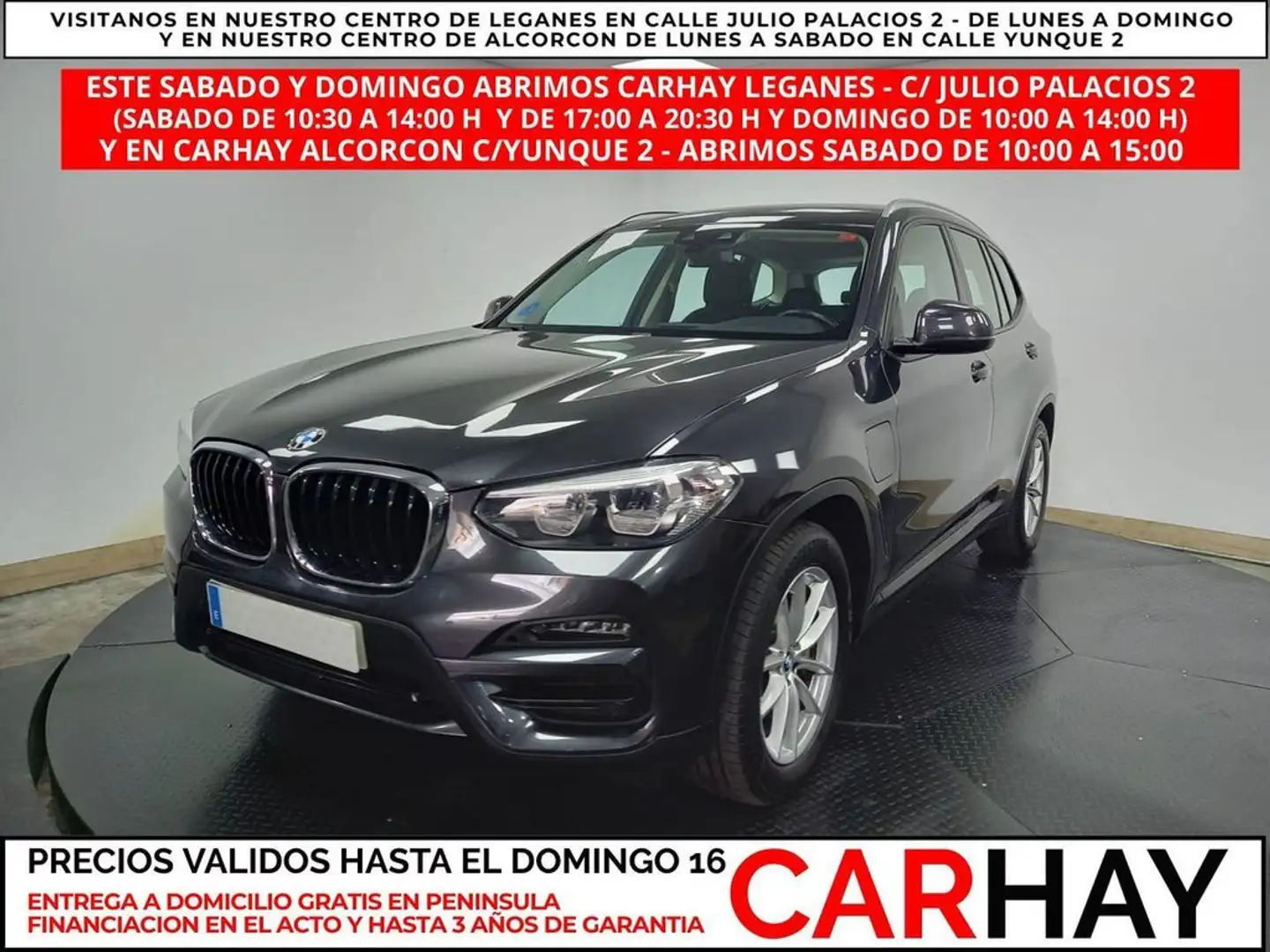 BMW X3 XDRIVE 30 E XLINE 2.0 290CV AT8 E6D Noir - 1
