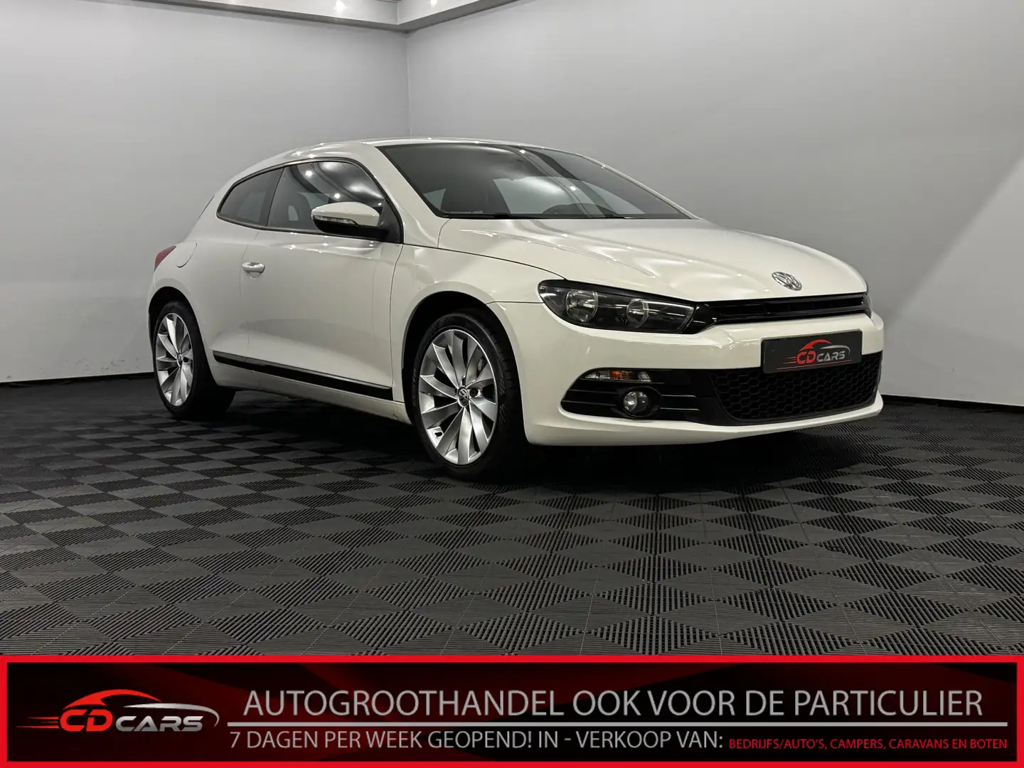 Volkswagen Scirocco 1.4 TSI Half leder, Airco, A start stop, Cruise co Blanc - 1