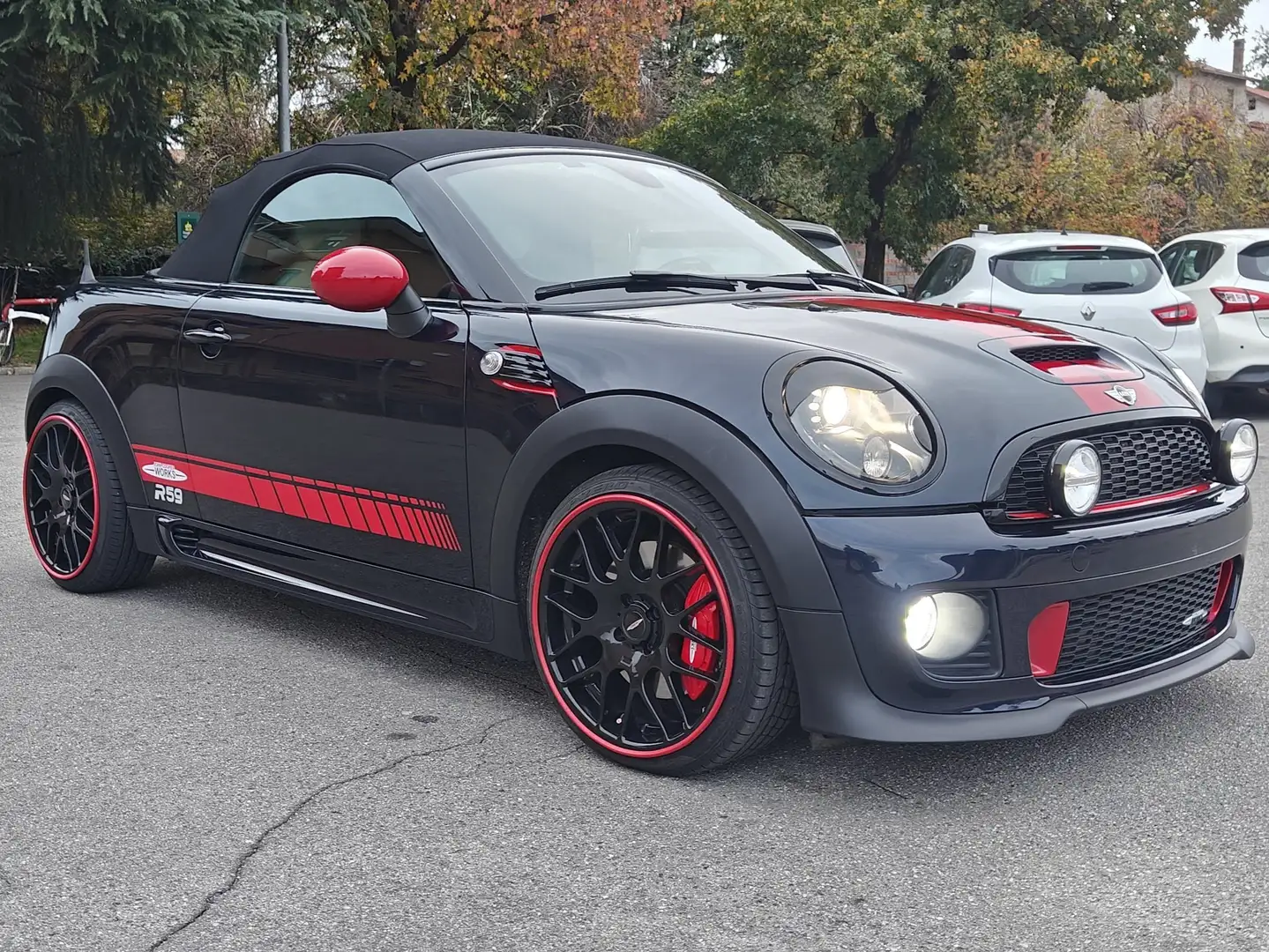 MINI John Cooper Works Roadster Mini Roadster R59 1.6 211cv Bleu - 1