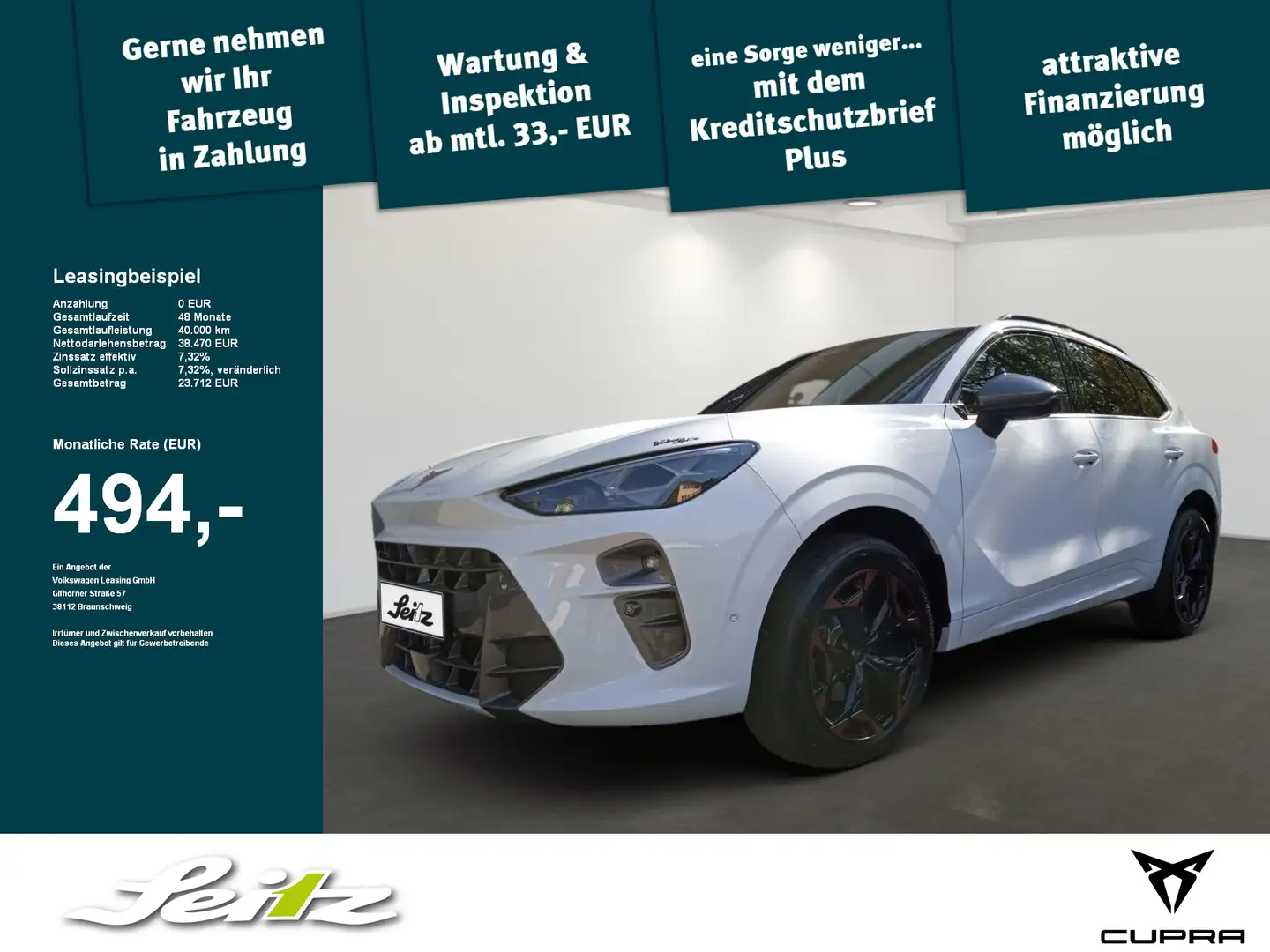 CUPRA Terramar 1.5 eTSI *HEAD-UP*NAVI*KAMERA* Blanc - 1