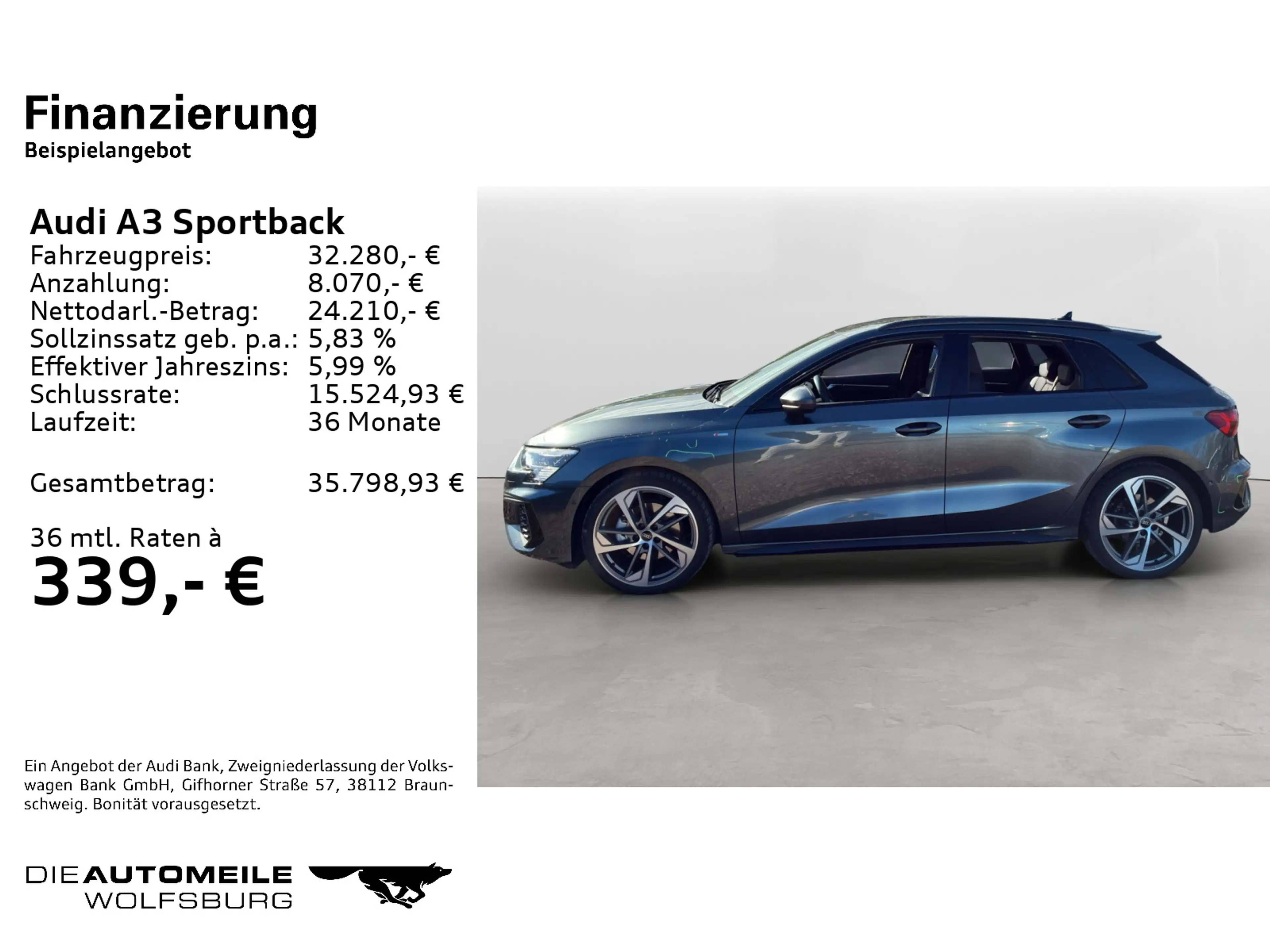 Audi A3 40 TDI Q S line LED/ACC/Kamera/Kame — photo 2