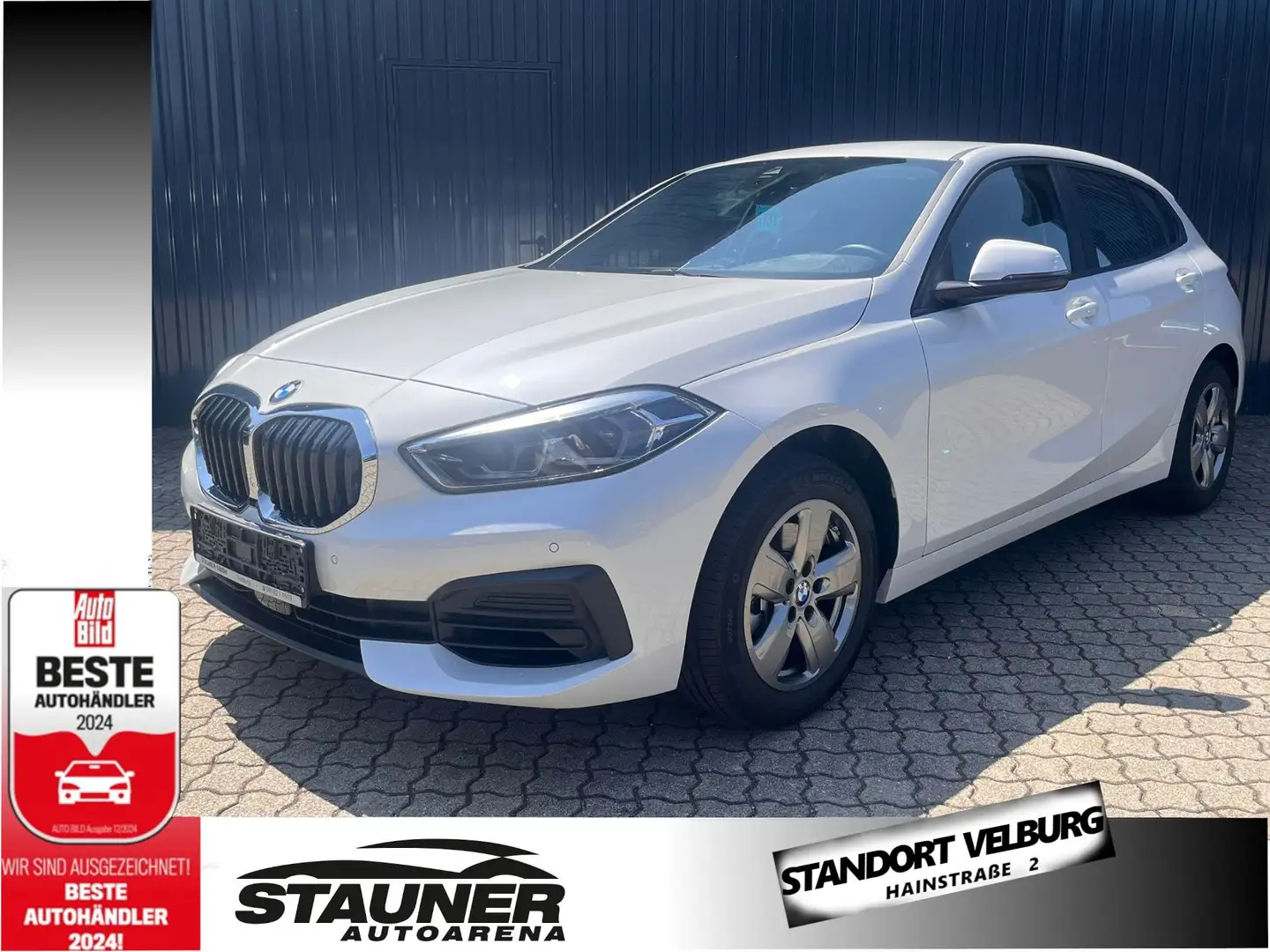 BMW 116 i 5-Türer/ Lenkradheiz/LED/Navi/CarPlay/Sitzhei Weiß - 1