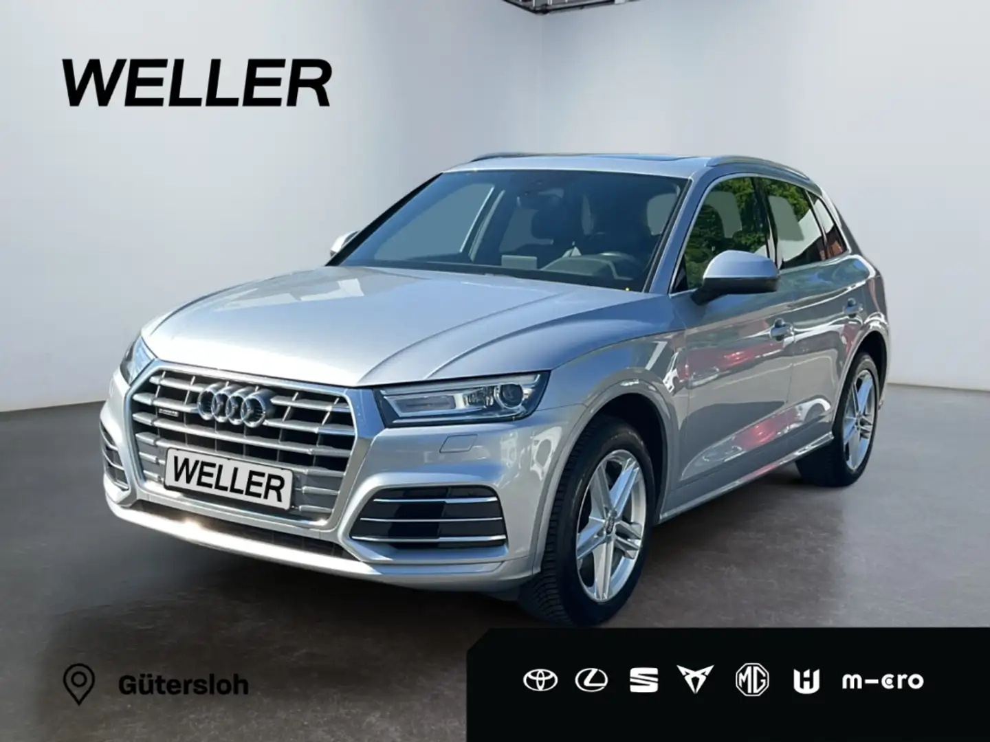 Audi Q5 40 TDI quattro S tronic sport *Pano*Navi*Xenon* Silber - 1