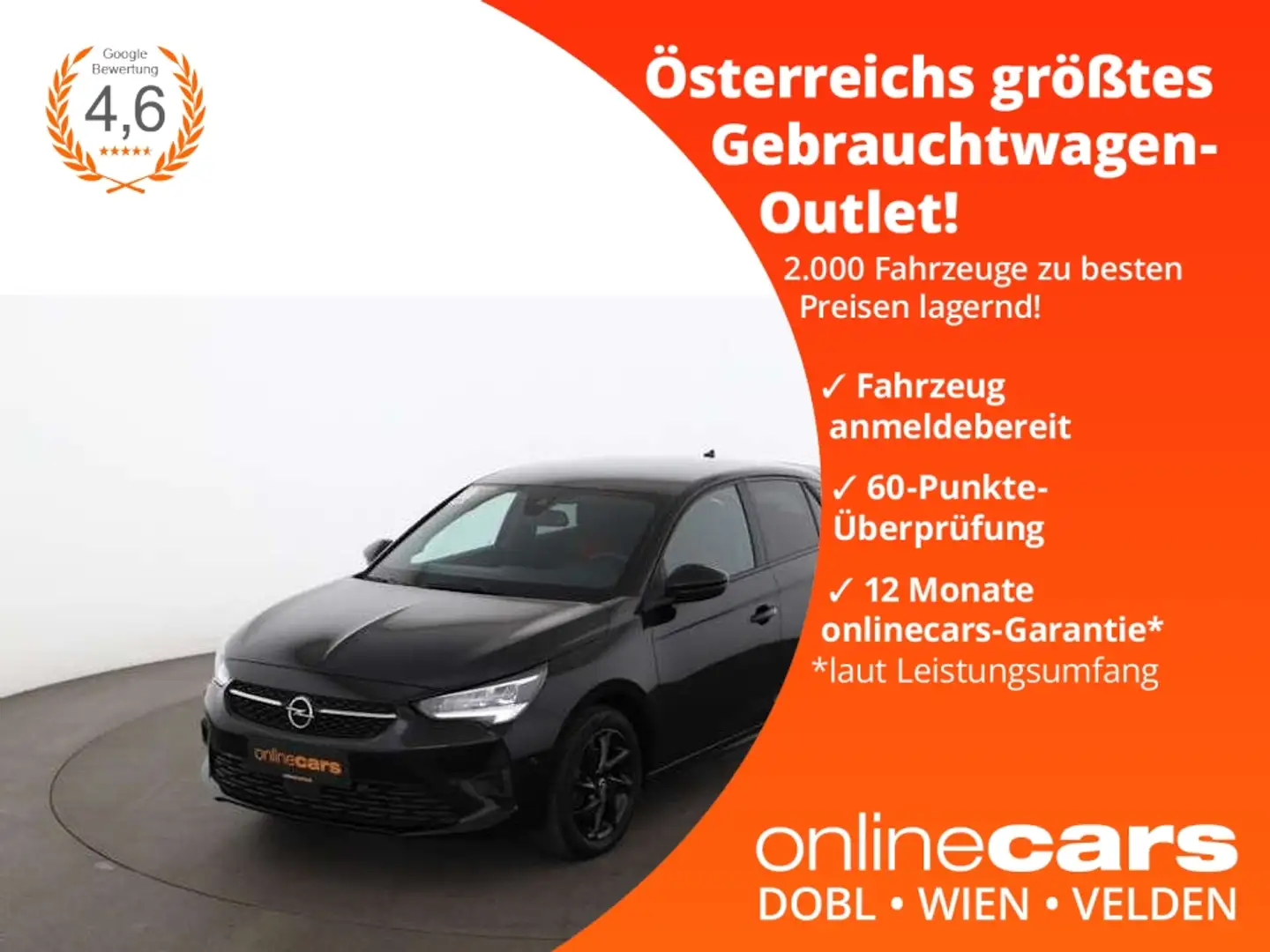 Opel Corsa F 1.2 Turbo GS Line Aut LED R-CAM SITZHZG Noir - 1