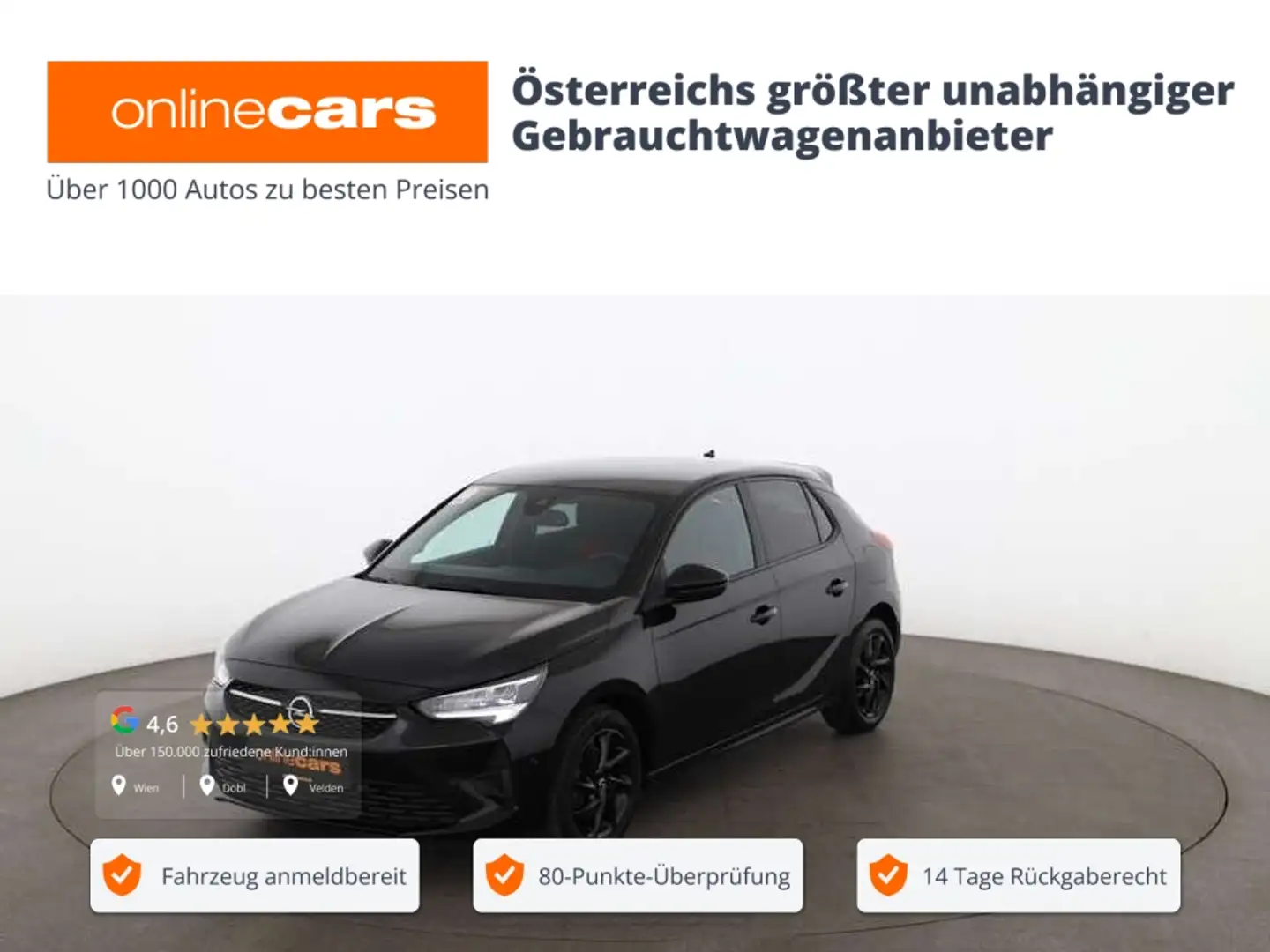 Opel Corsa F 1.2 Turbo GS Line Aut LED R-CAM SITZHZG Negru - 1