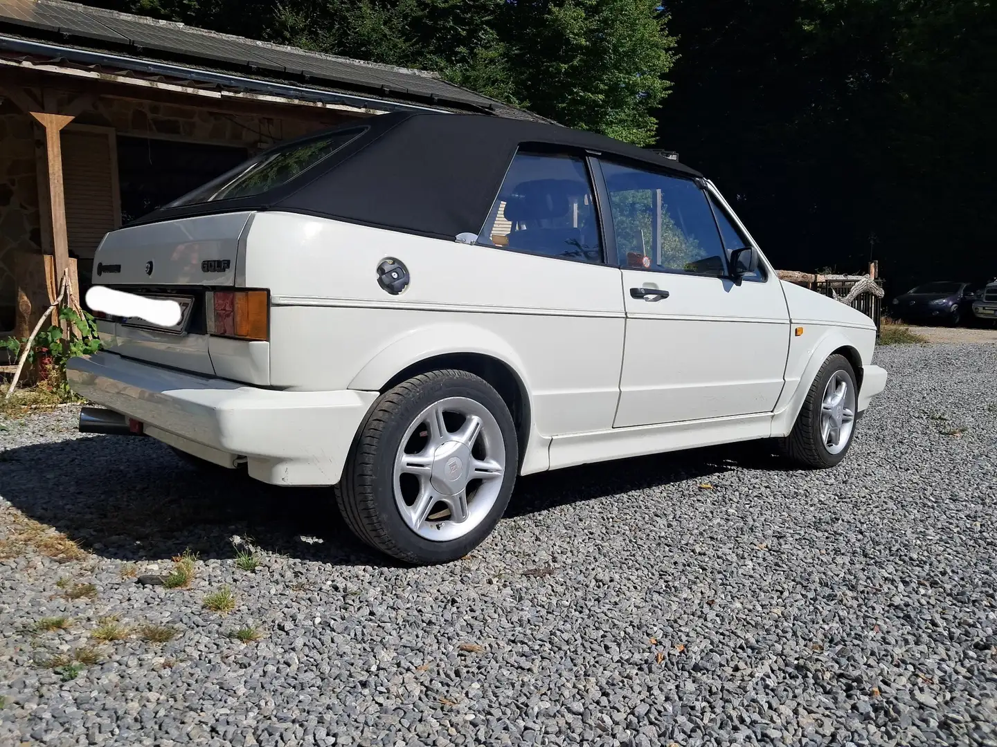 Volkswagen Golf Cabriolet gli karman sport recaro Wit - 1