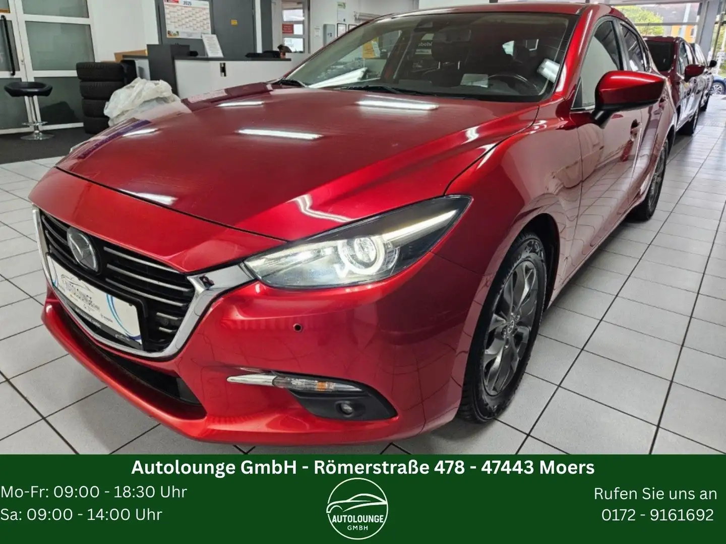 Mazda 3 Sports-Line LPG*LED*NAVI*KAMERA*HEAD-UP*LEDER* Rot - 1