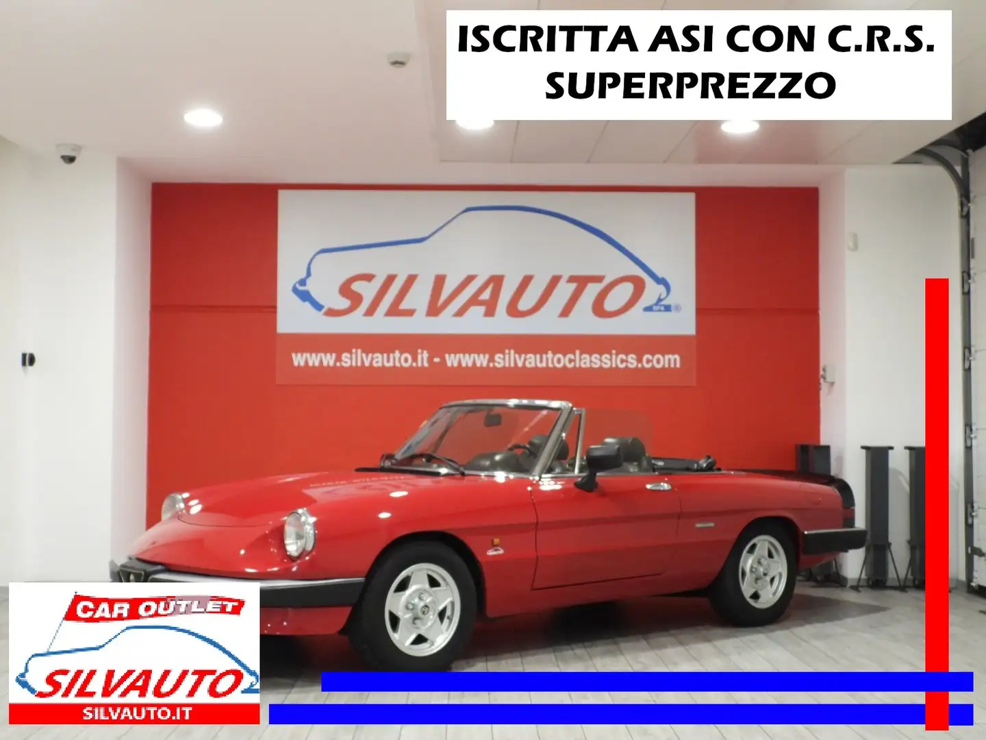 Alfa Romeo Spider 1.6 TIPO 115.35 ”AERODINAMICA” ASI CRS (1989) Czerwony - 1