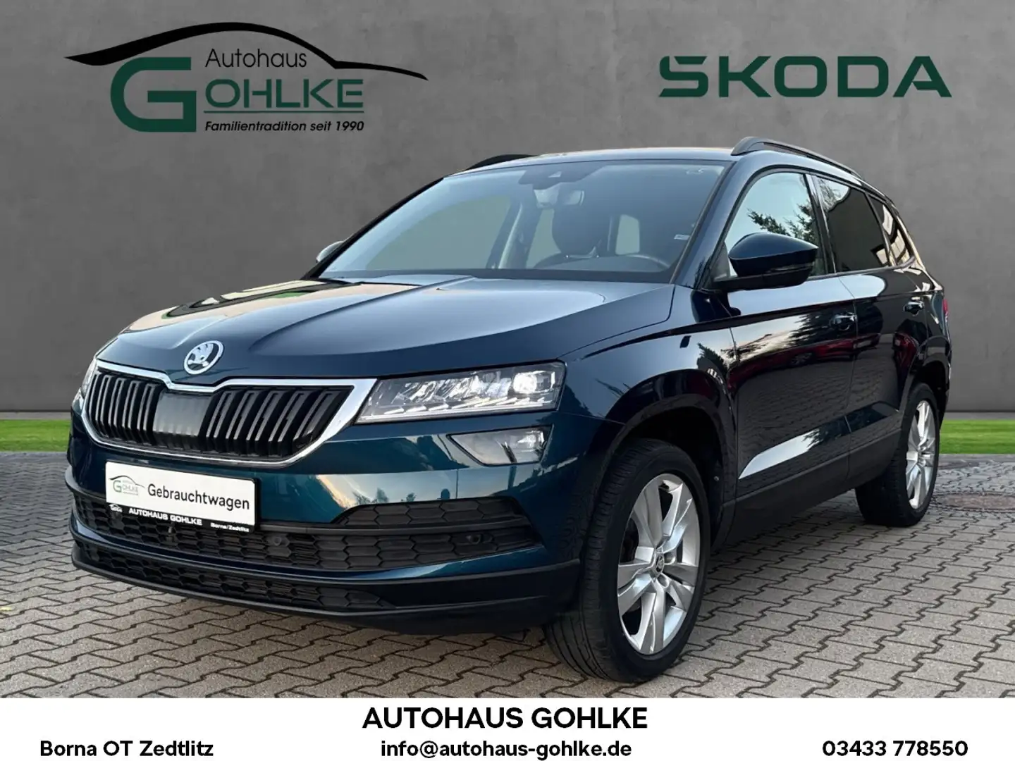 Skoda Karoq Style 1.5T 110kW*NAVI*Klimaautomatik*Sitzh Klima Blau - 1