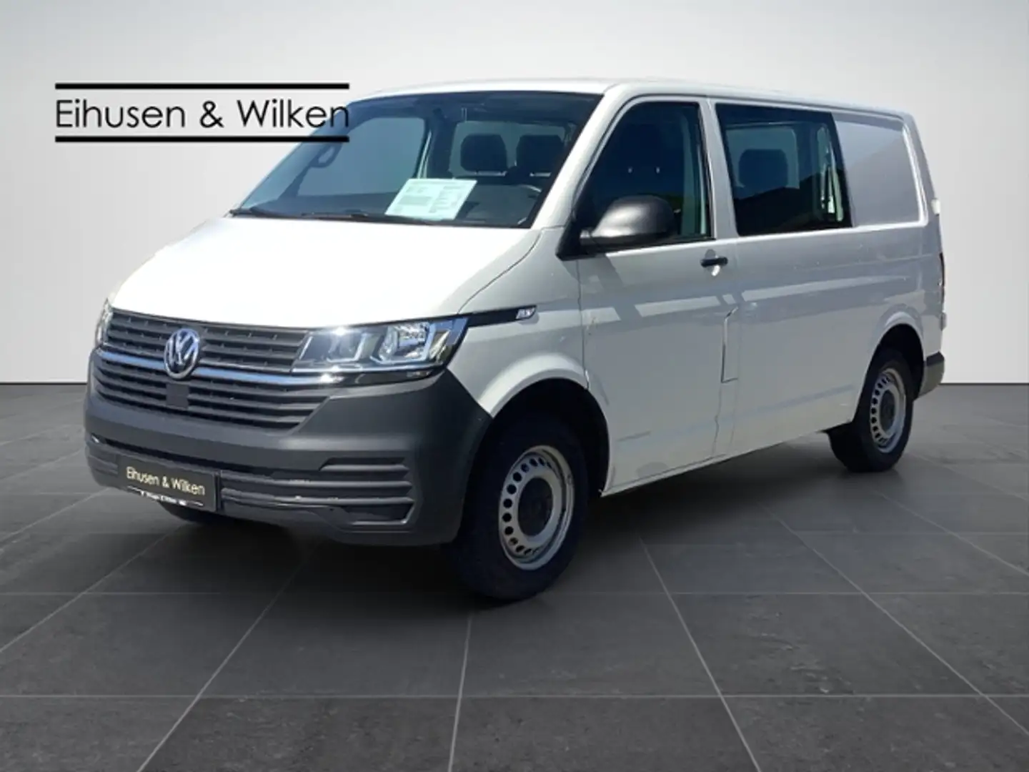 Volkswagen T6 Transporter T6.1+KOMBI+KLIMA+AHK+6-SITZER+PDC+ Blanc - 2