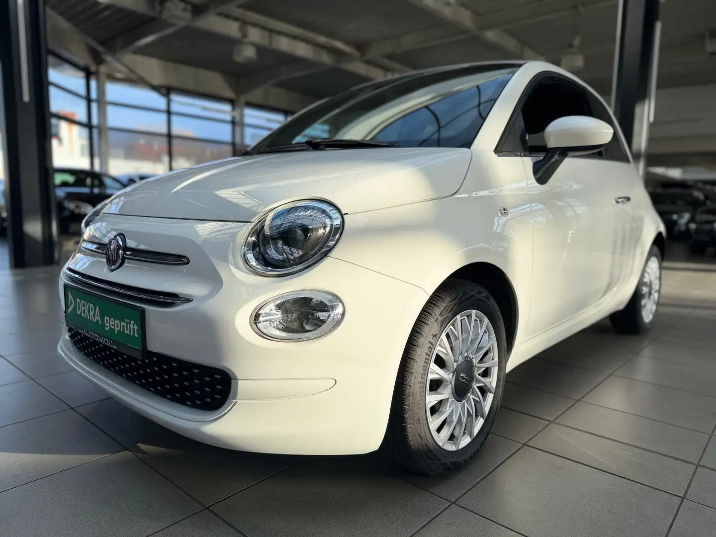 Fiat 500 *DAB*Alu*Klima*uvm. Wit - 1