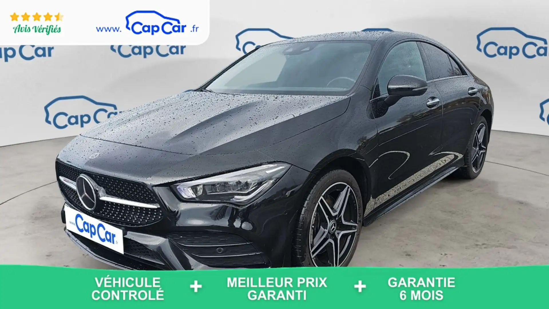 Mercedes-Benz CLA 250 250 e 218 Hybride BVA8 AMG Line - Automatique Toit ouvrant Noir - 1