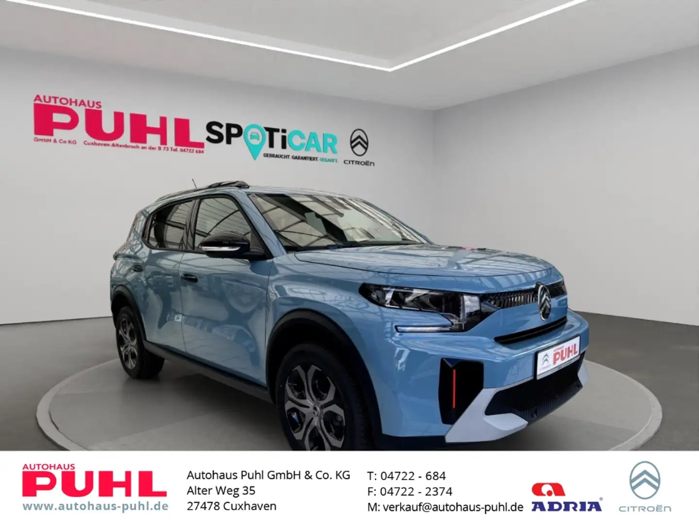 Citroen C3 Aircross Turbo 100 PLUS 1.2 PureTech EU6e Bleu - 1