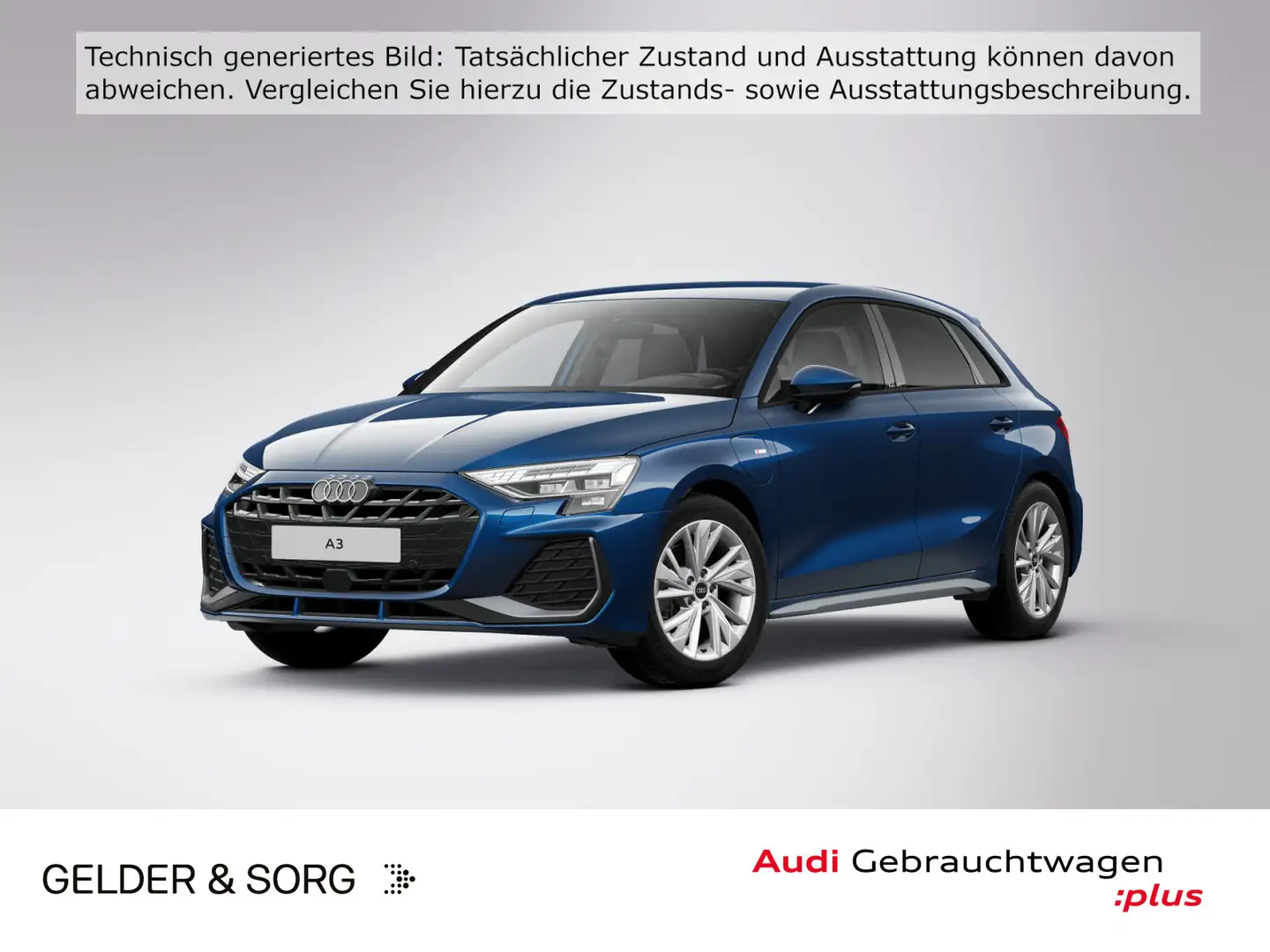 Audi A3 40 TFSIe S line AHK*Matrix*Sonos Blau - 1