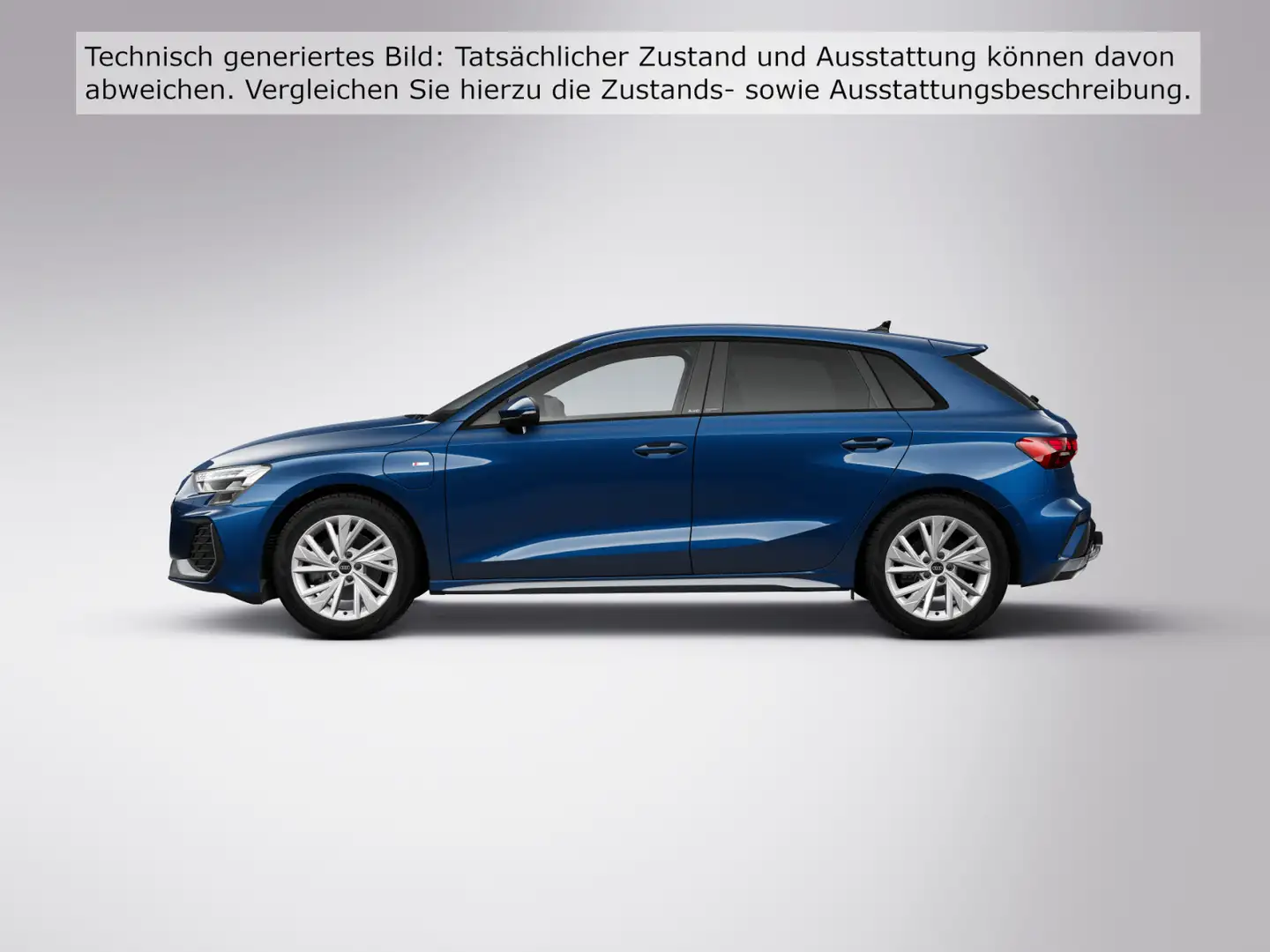 Audi A3 40 TFSIe S line AHK*Matrix*Sonos Blau - 2