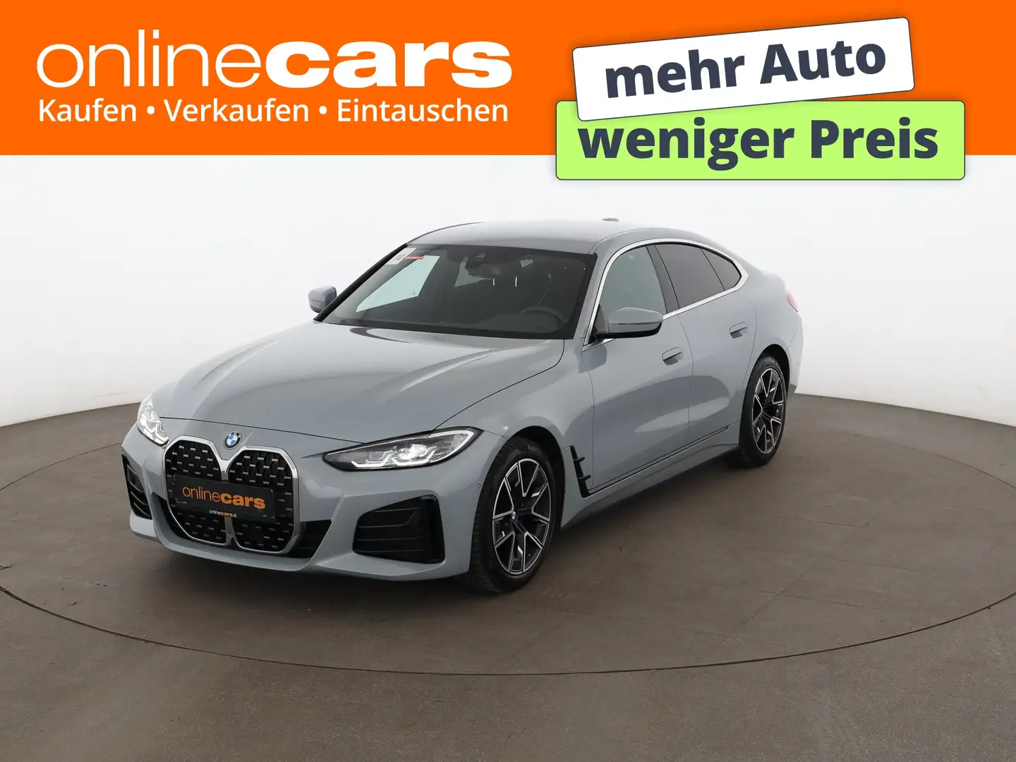 BMW 420 d Gran Coupe M-Sport Aut LED LEDER SITZHZG NAV Grau - 1