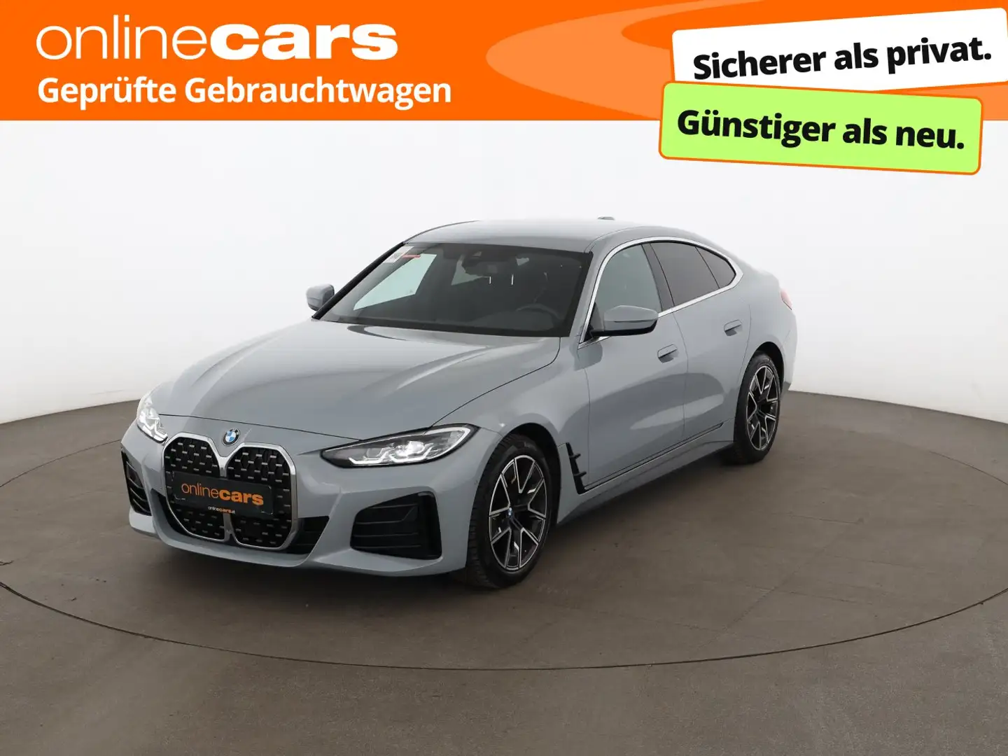 BMW 420 420d Gran Coupe M-Sport Aut LED LEDER SITZHZG NAV Grau - 1