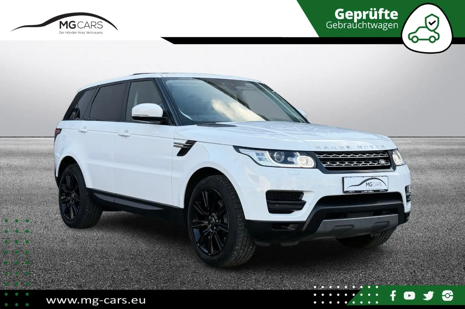 Land Rover Range Rover Sport S~Panorama~Leder~21*Zoll~4x4! Weiß - 1