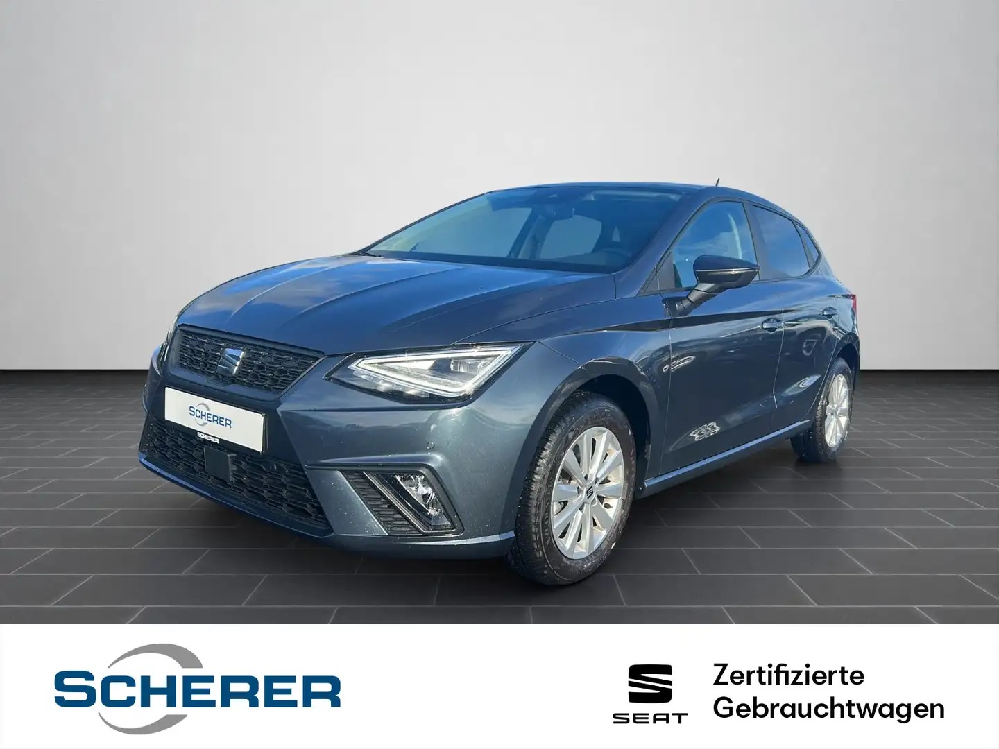 SEAT Ibiza Style 1.0 TSI NAVI KAM SHZ LED PDC GJR Grau - 1