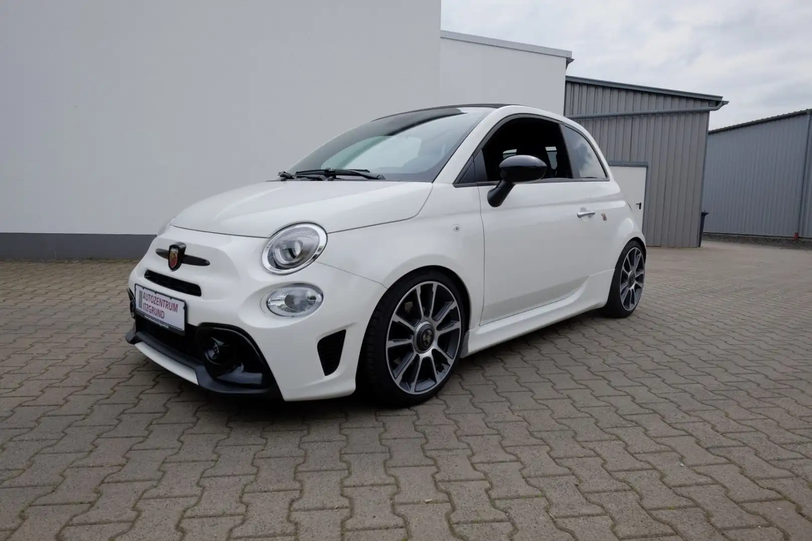 Abarth 595 Turismo Cabrio Nav/Xen/Led/SH Weiß - 2