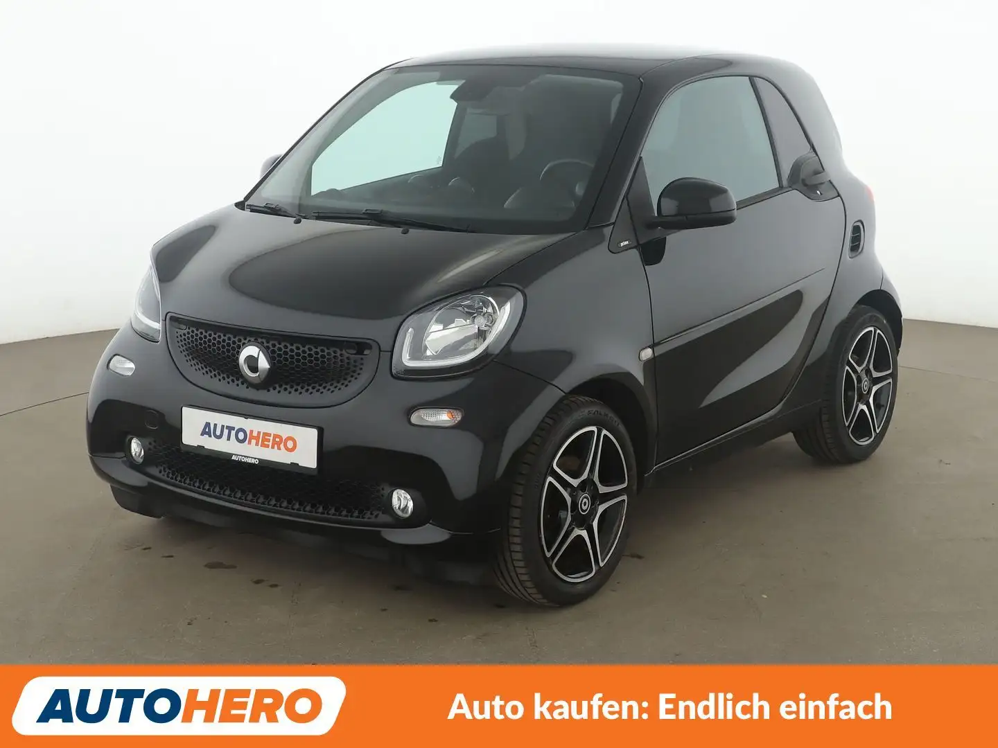 smart forTwo 0.9 Turbo Basis Prime Aut.*NAVI*SHZ*TEMPO*PANO* Noir - 1