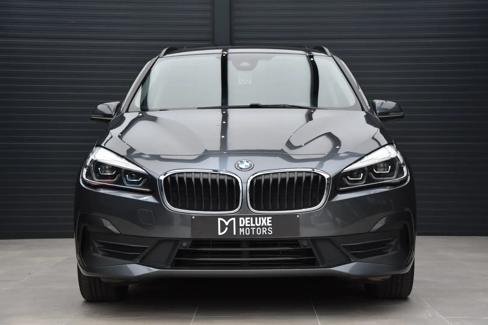 BMW 216 dA Gran Tourer sDrive Pano Airco Navi Leder PDC Gris - 2