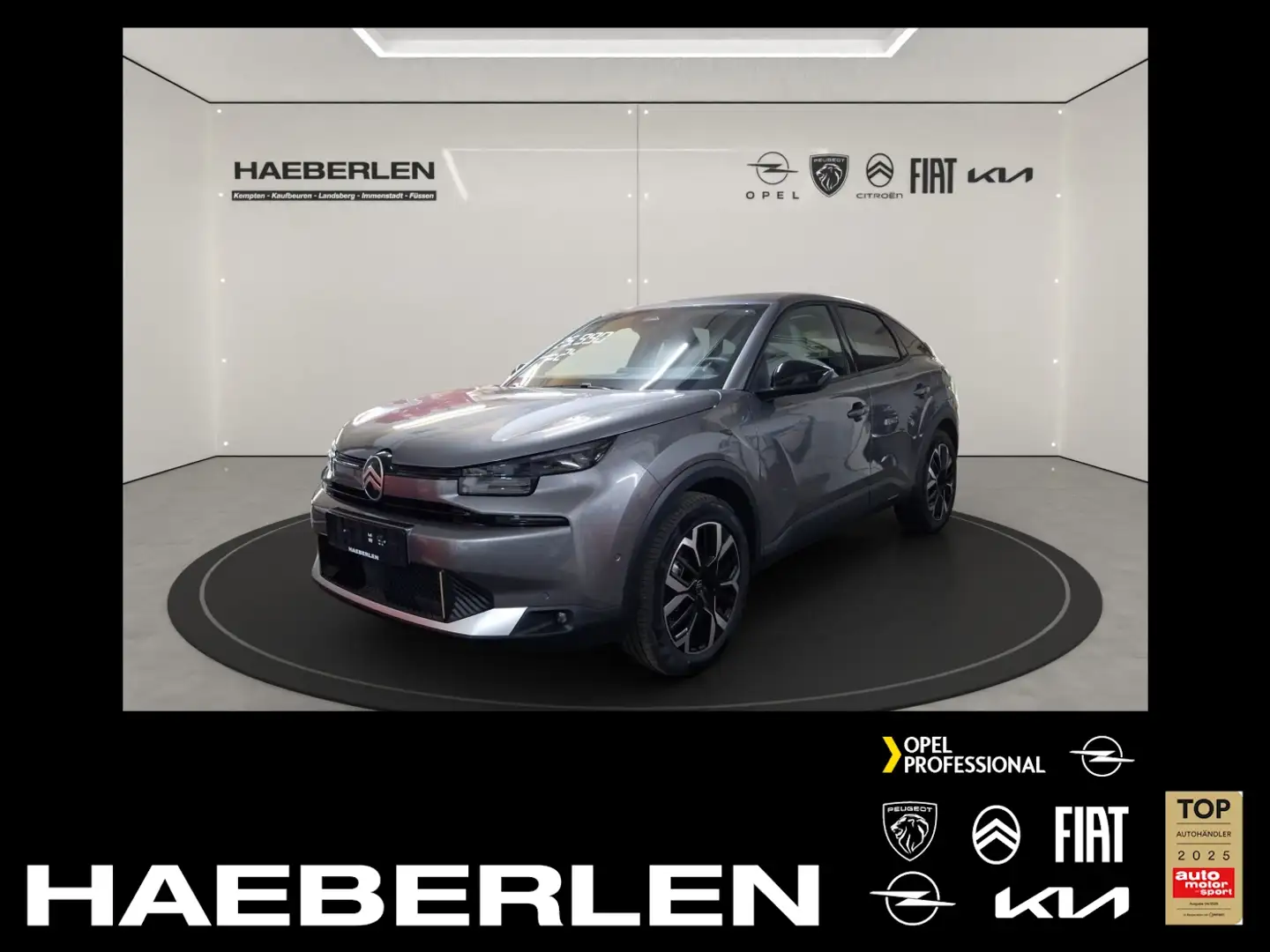 Citroen C4 1.2 145 Max ACC+LED+Navi+SHZ+2xKlima+Kam.+PDC Grau - 1