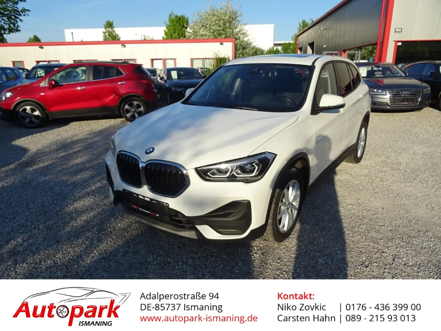 BMW X1 xDrive 20 d Advantage EU6d Navi LED Weiß - 1