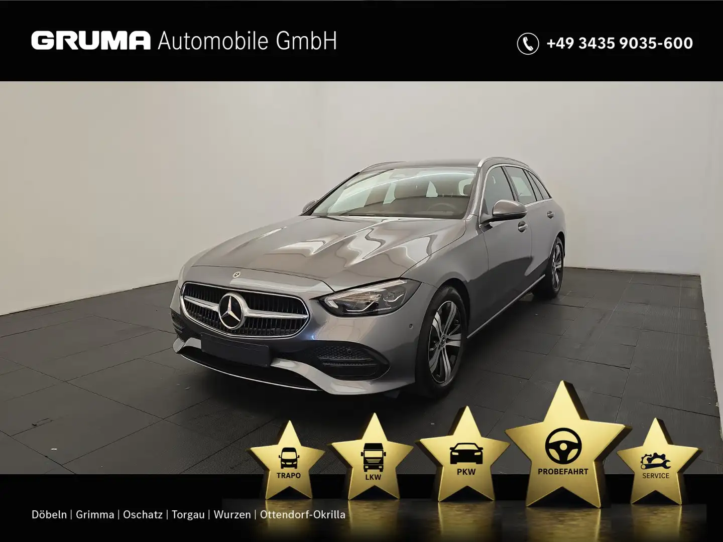 Mercedes-Benz C 200 C 200 T-Modell Avantgarde+CarPlay+RüKa+DAB+LED++ Grau - 1