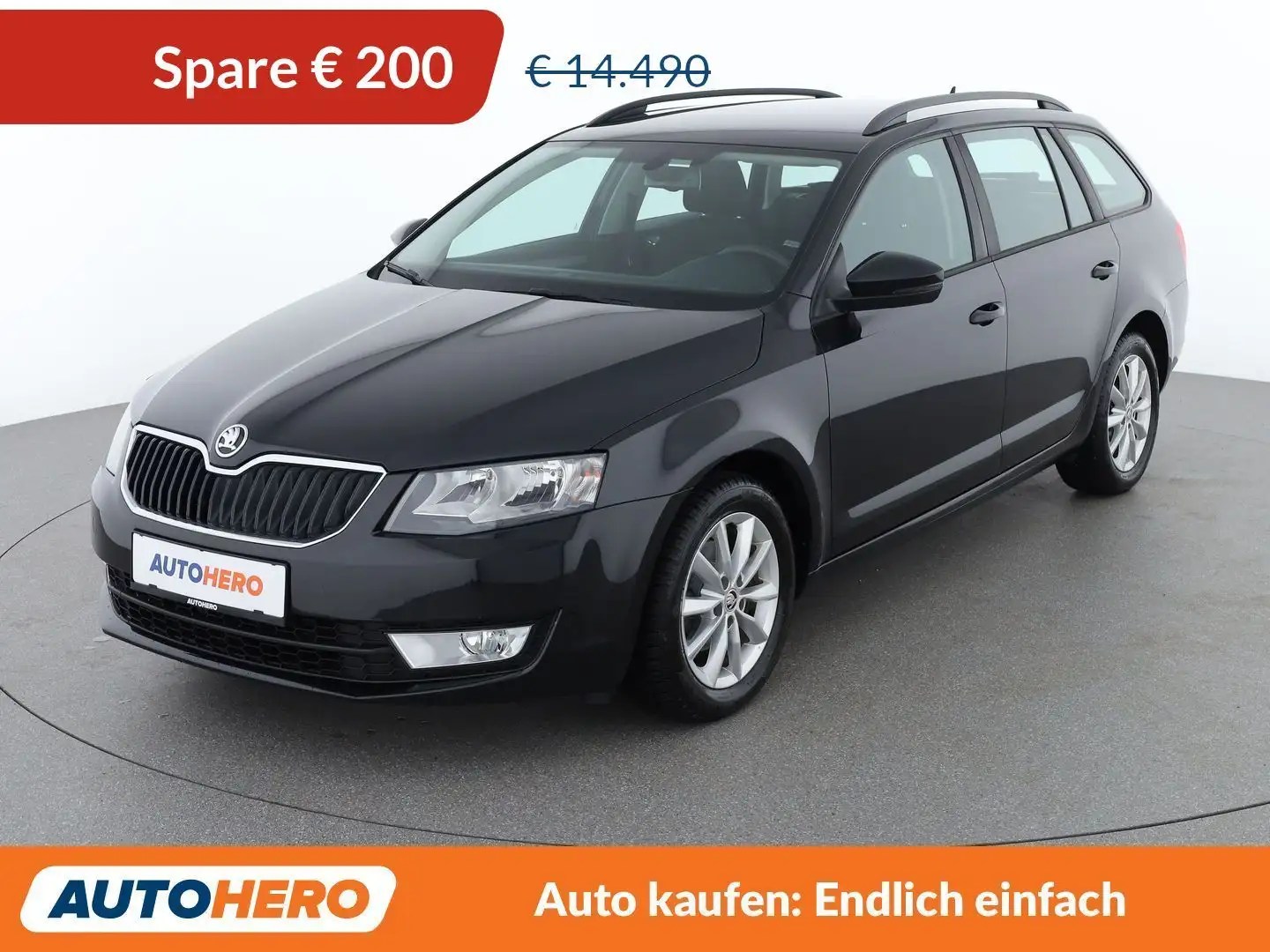 Skoda Octavia 1.6 TDI Style Schwarz - 1
