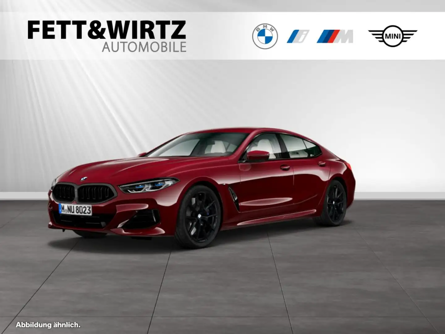 BMW 840 i xDrive Gran Coupé LR 819,-br.o.Anz.48Mon./5' Km Rouge - 1