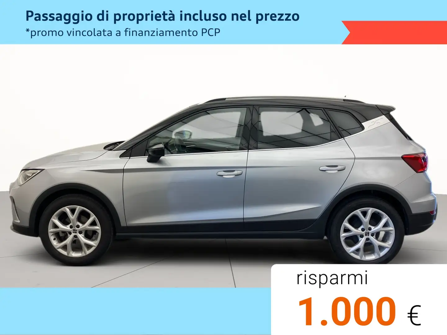 SEAT Arona 1.0 ecotsi FR 95 CV Argento - 2