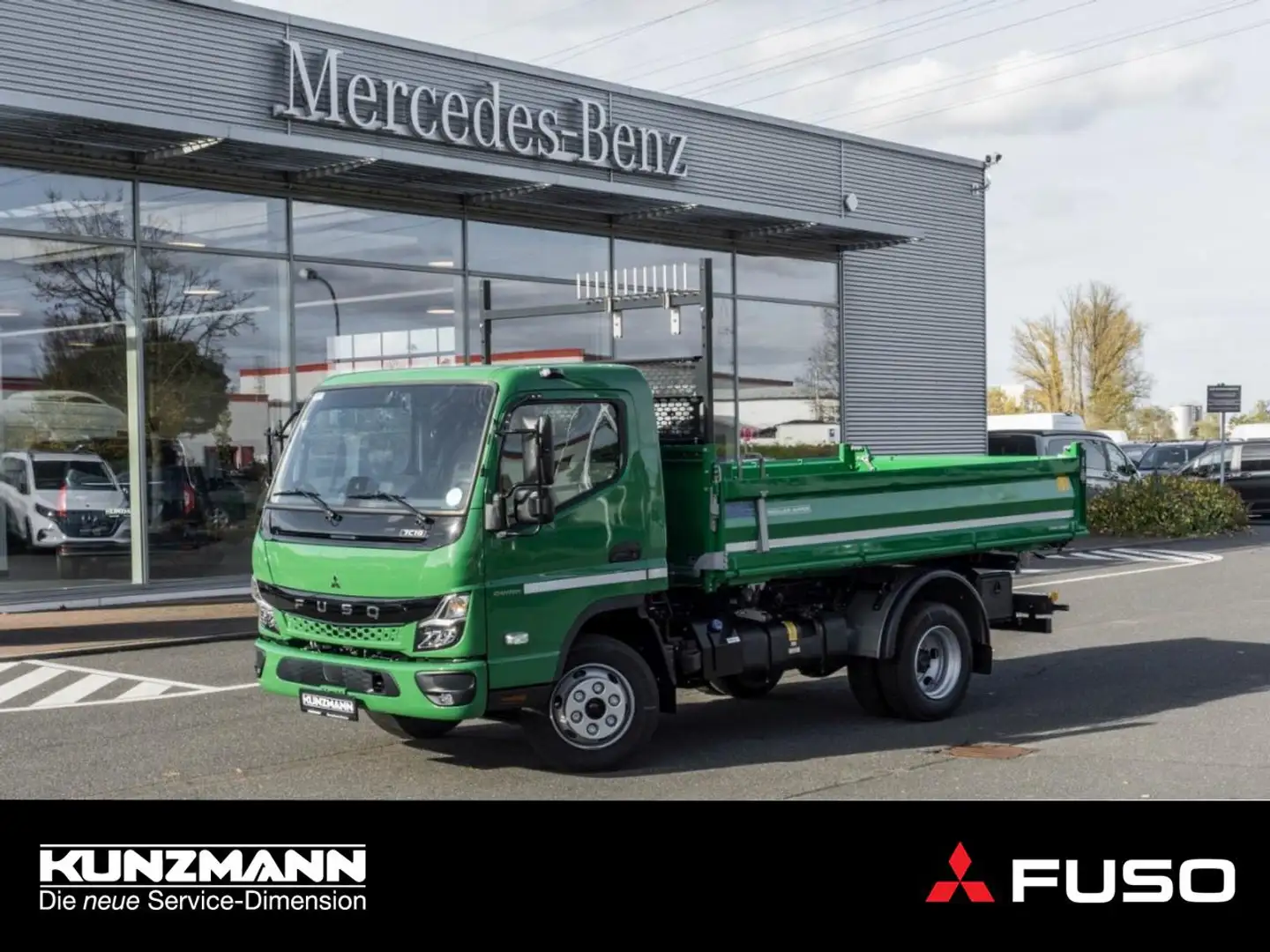 Fuso Canter 7C18 MEILLER TRIGENIUS Klima AHK Grün - 1