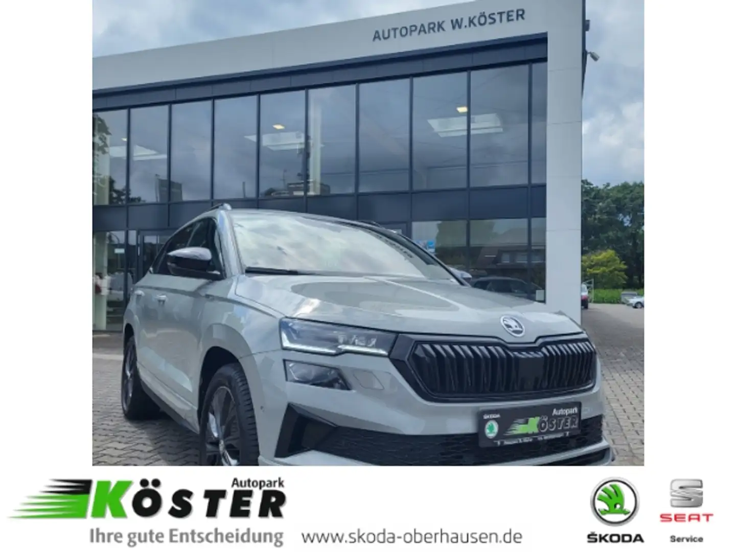 Skoda Karoq Sportline 4x4 2.0 TSI 140 kW 7G DSG*AHK*NAV*STDHZ Gri - 1