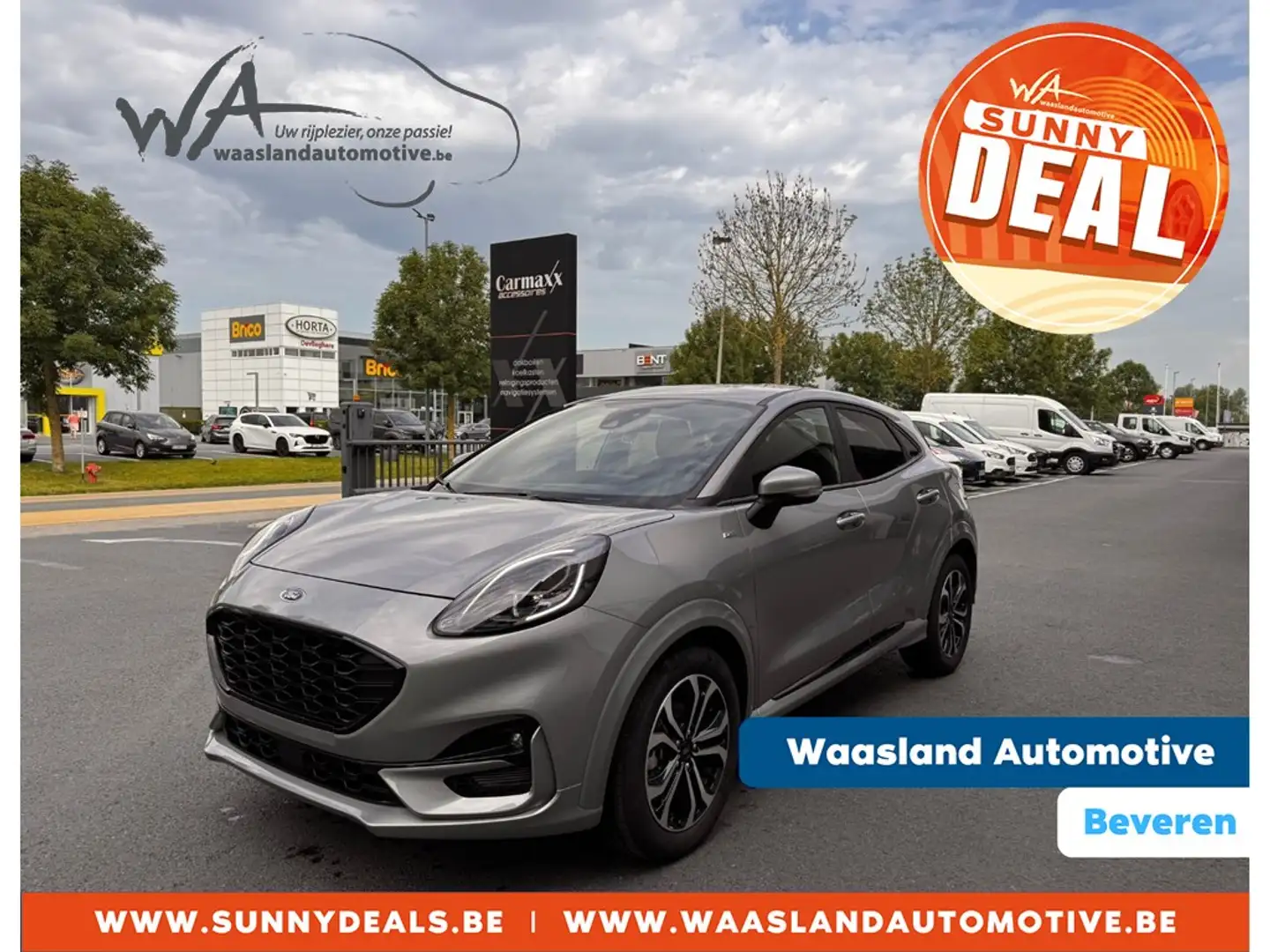 Ford Puma 1.0i MHEV 125pk - ST-Line - 1Dags Grijs - 1