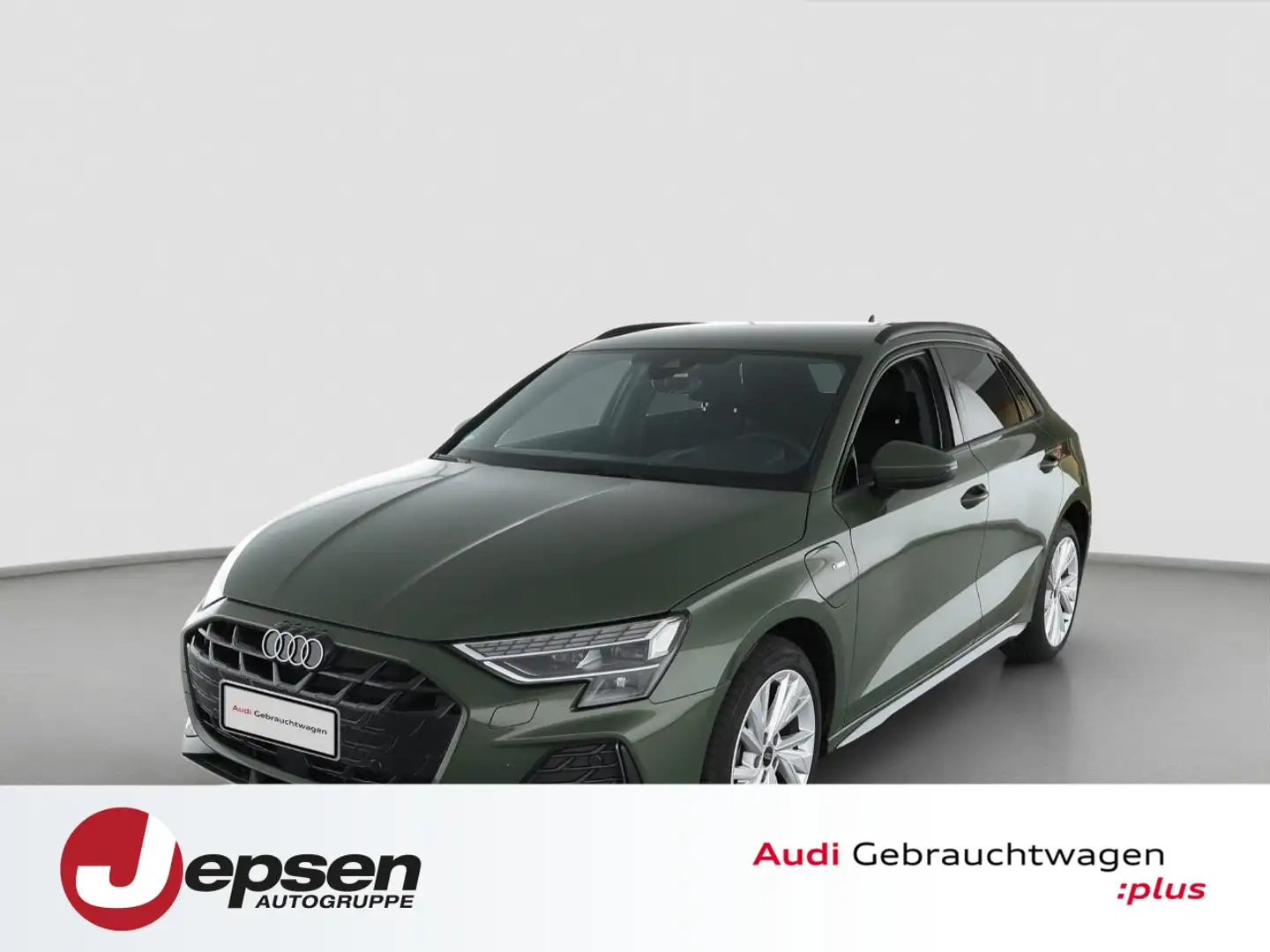 Audi A3 Sportback 40 TFSI e S line S tr. LED HUD AHK Grün - 1