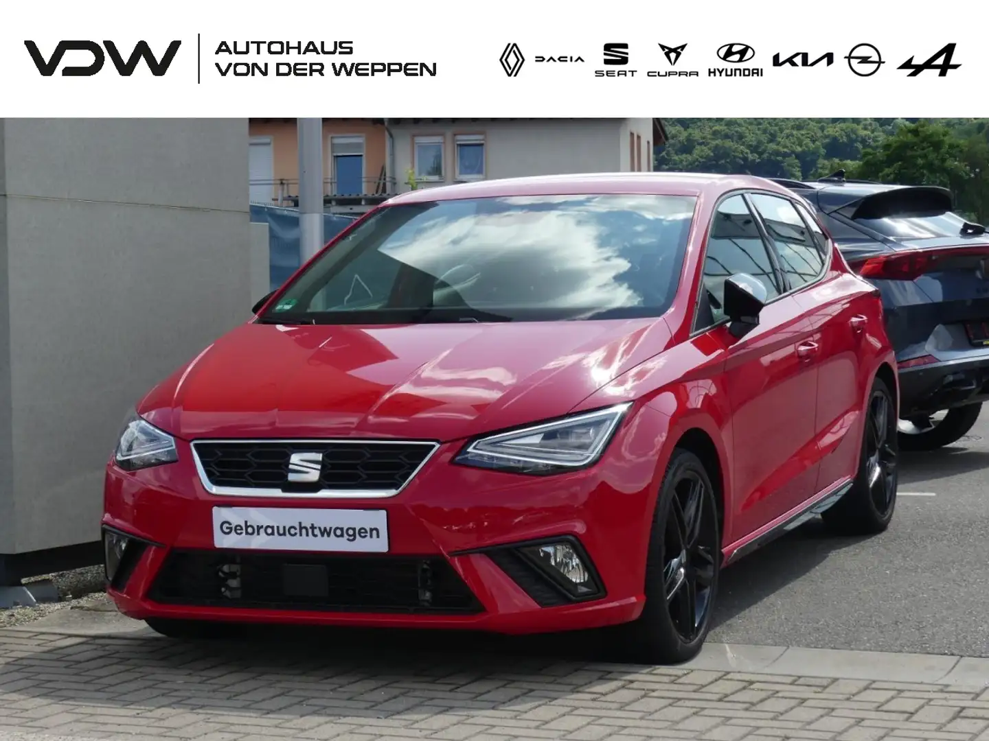 SEAT Ibiza 1.0 TSI FR Pro Black Edition Klima Navi Rojo - 1