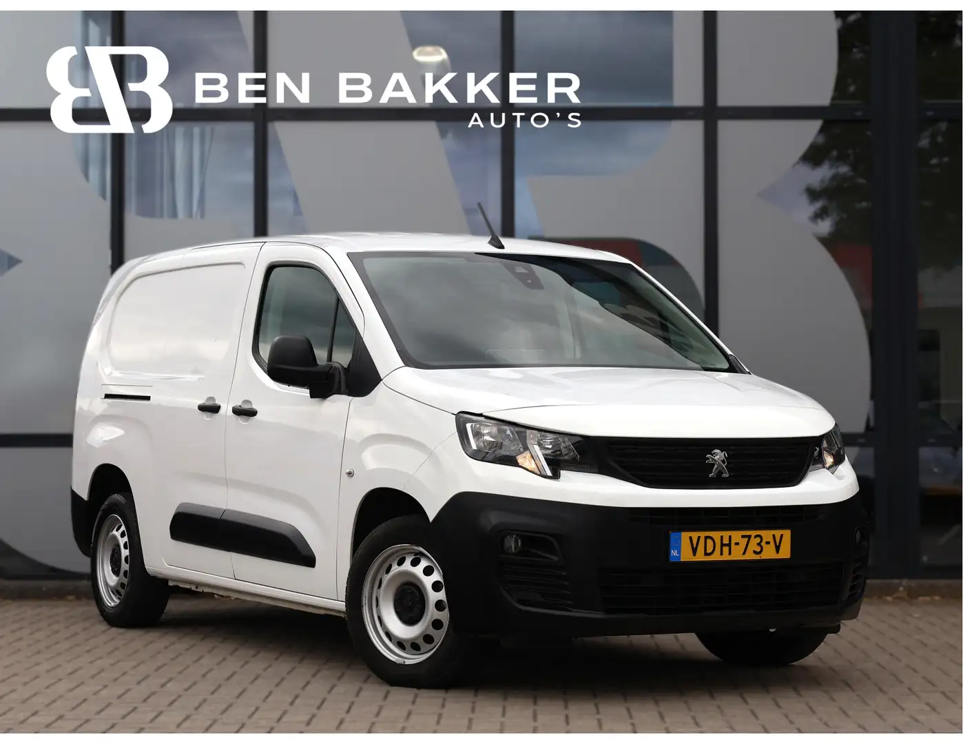 Peugeot Partner 1.5 BlueHDI Asphalt Long | Airco | Navigatie | Cru Wit - 1