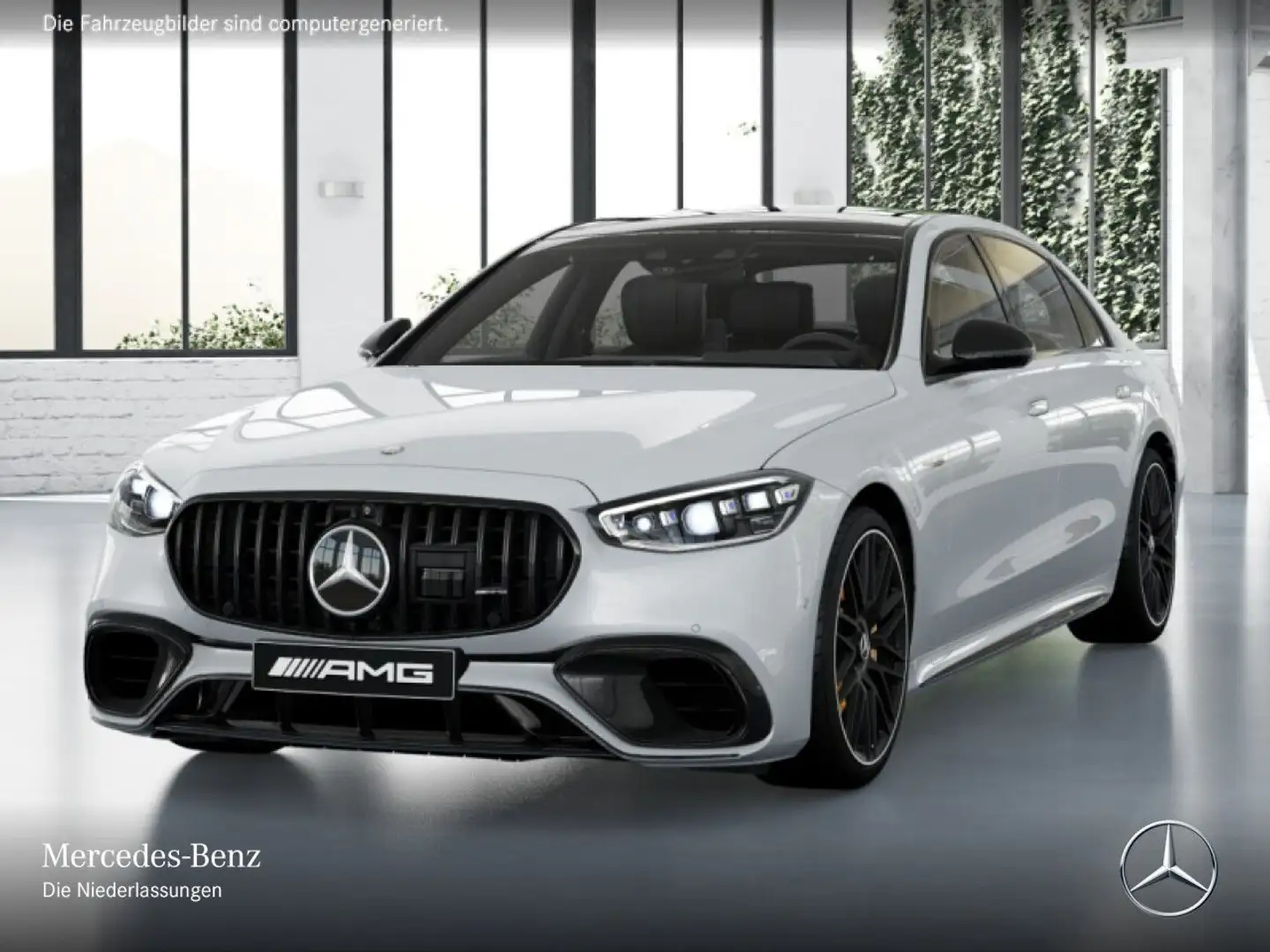 Mercedes-Benz S 63 AMG S 63 E PANO+DIGITAL-L+BURMESTER4D+SITZKLIMA+TV+3D Blanc - 2