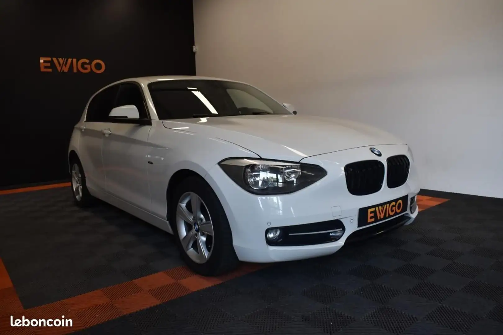 BMW 116 116i 136ch SPORT RADAR AV AR SUIVI GARANTIE CONSTR Blanc - 1