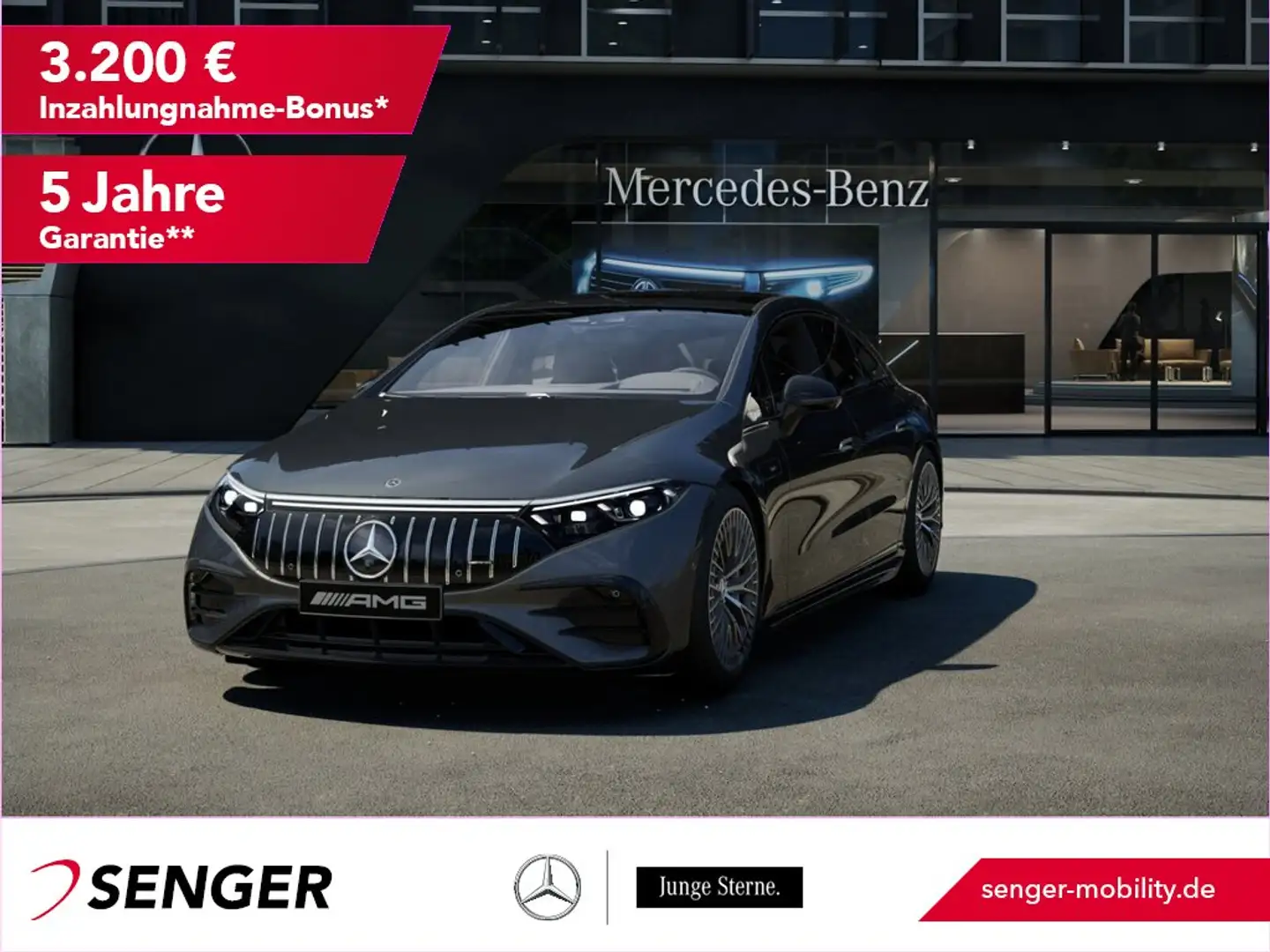 Mercedes-Benz EQS 53 AMG 4M Hyperscreen Panorama Burmester Gris - 1