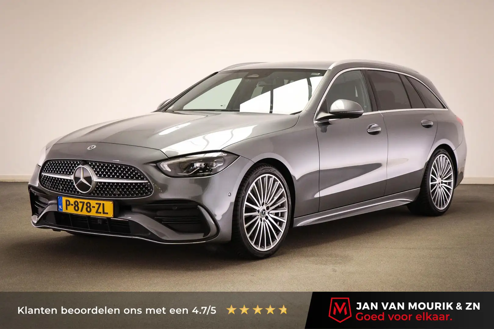 Mercedes-Benz C 180 Estate AMG Line | DAB | APPLE | CAMERA | TREKHAAK Grijs - 1