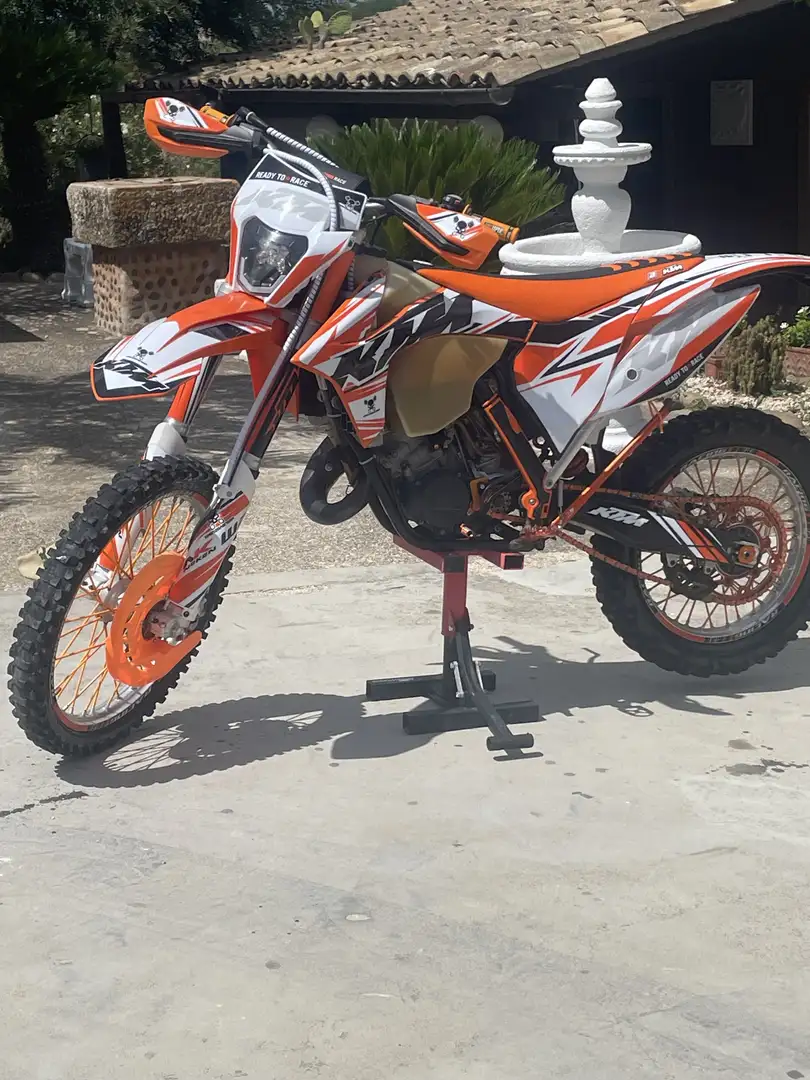 KTM 125 EXC Sport Blanco - 1