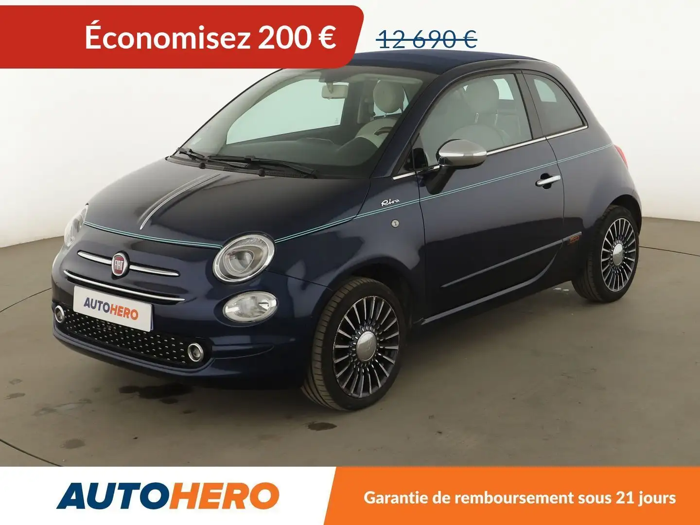Fiat 500C C 1.2 Riva Azul - 1